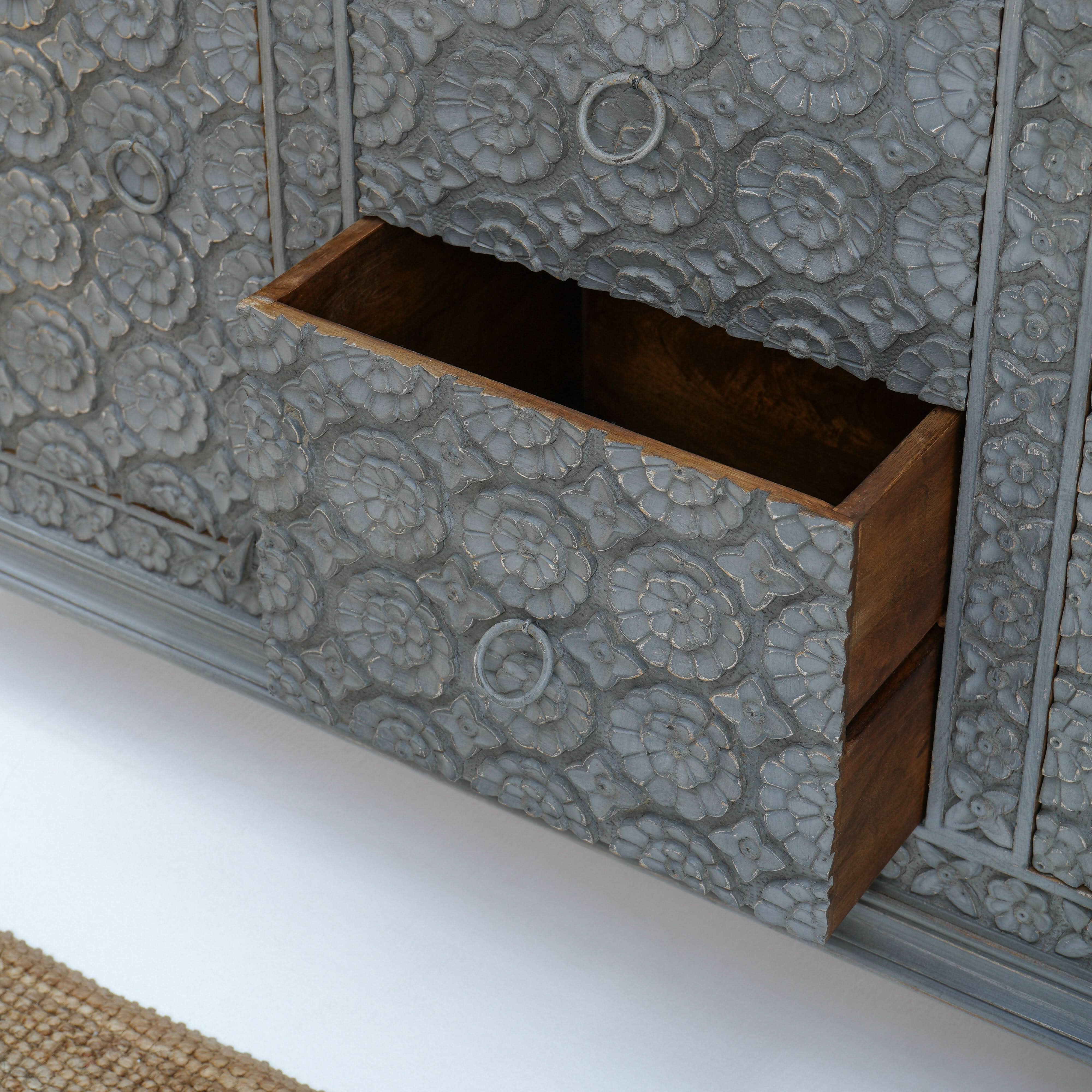 FLORIX TWO DOOR TWO DRAWER SIDEBOARD - Art and craft furniture