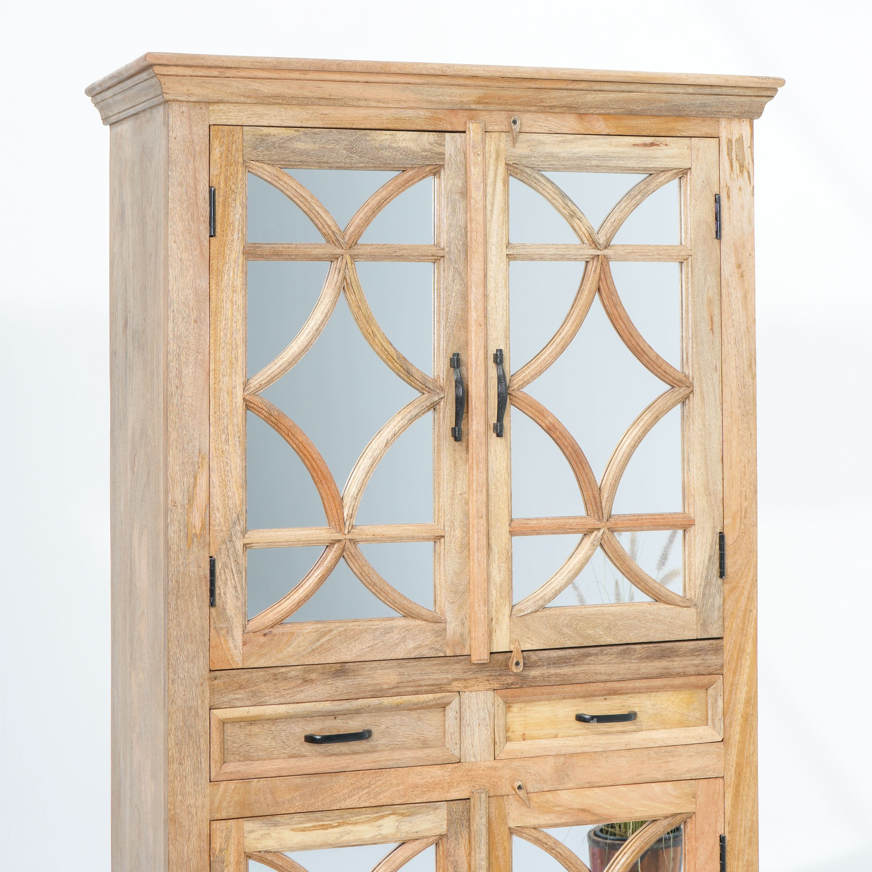 OASIS VISION FOUR GLASS DOOR CABINET - Art and craft furniture