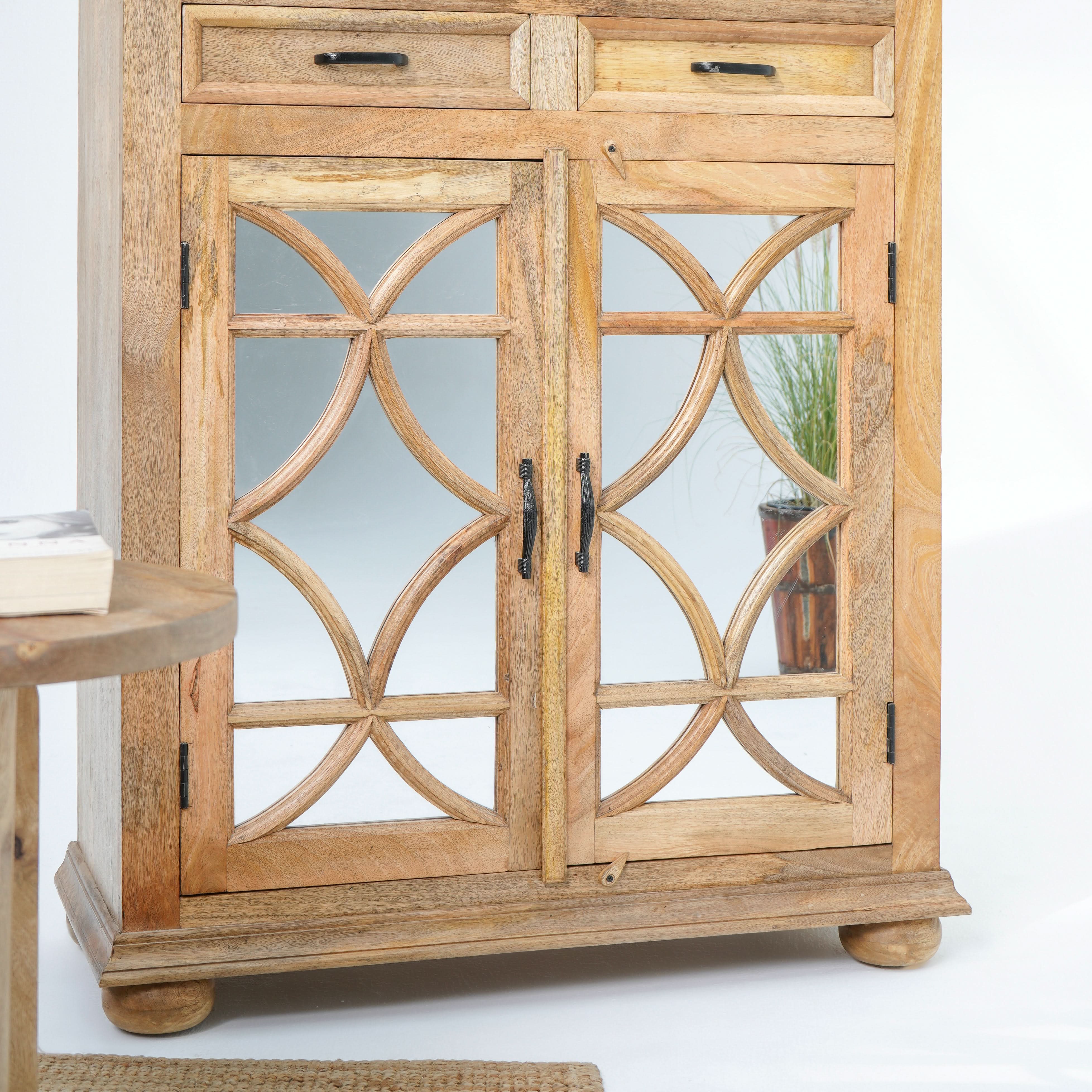 OASIS VISION FOUR GLASS DOOR CABINET - Art and craft furniture