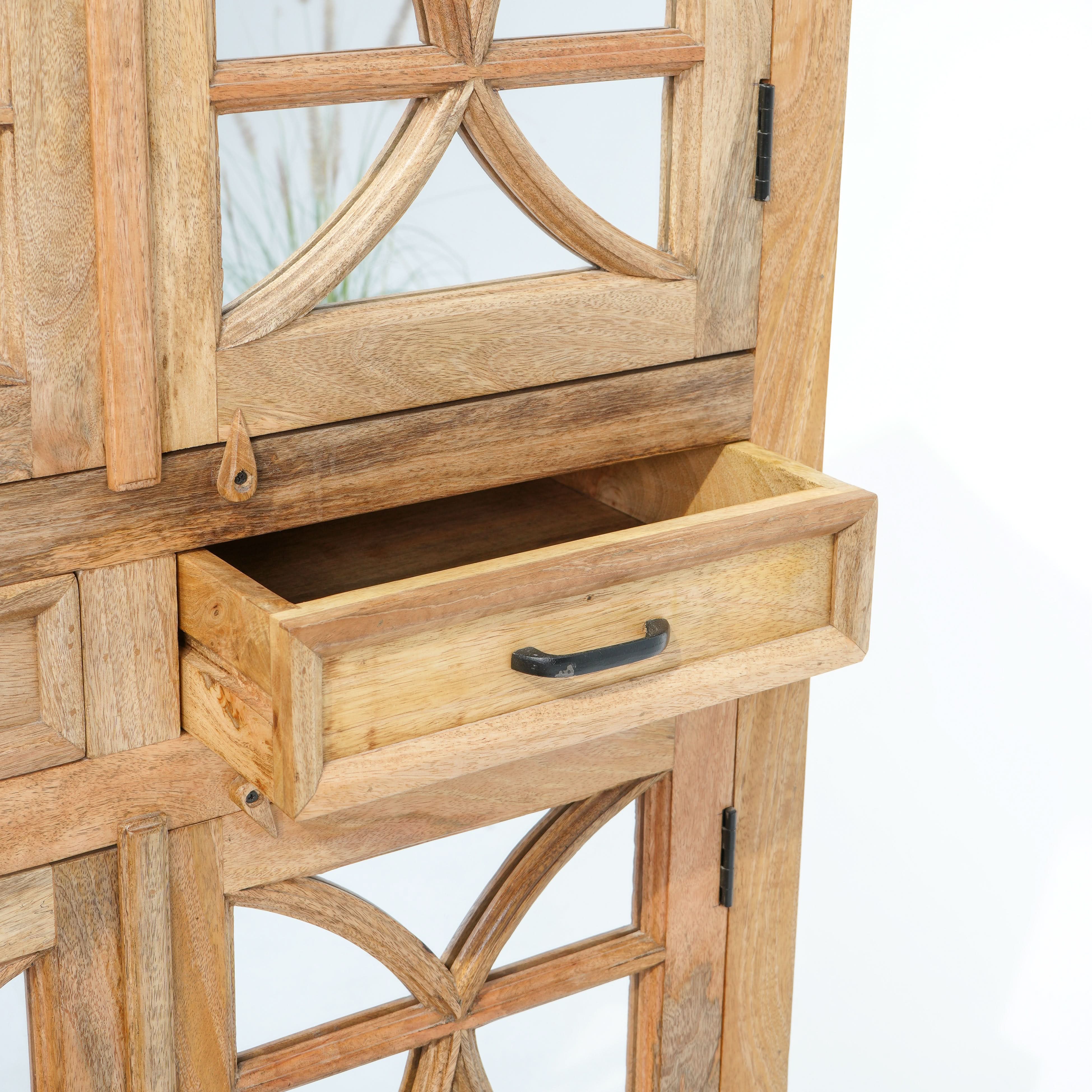 OASIS VISION FOUR GLASS DOOR CABINET - Art and craft furniture