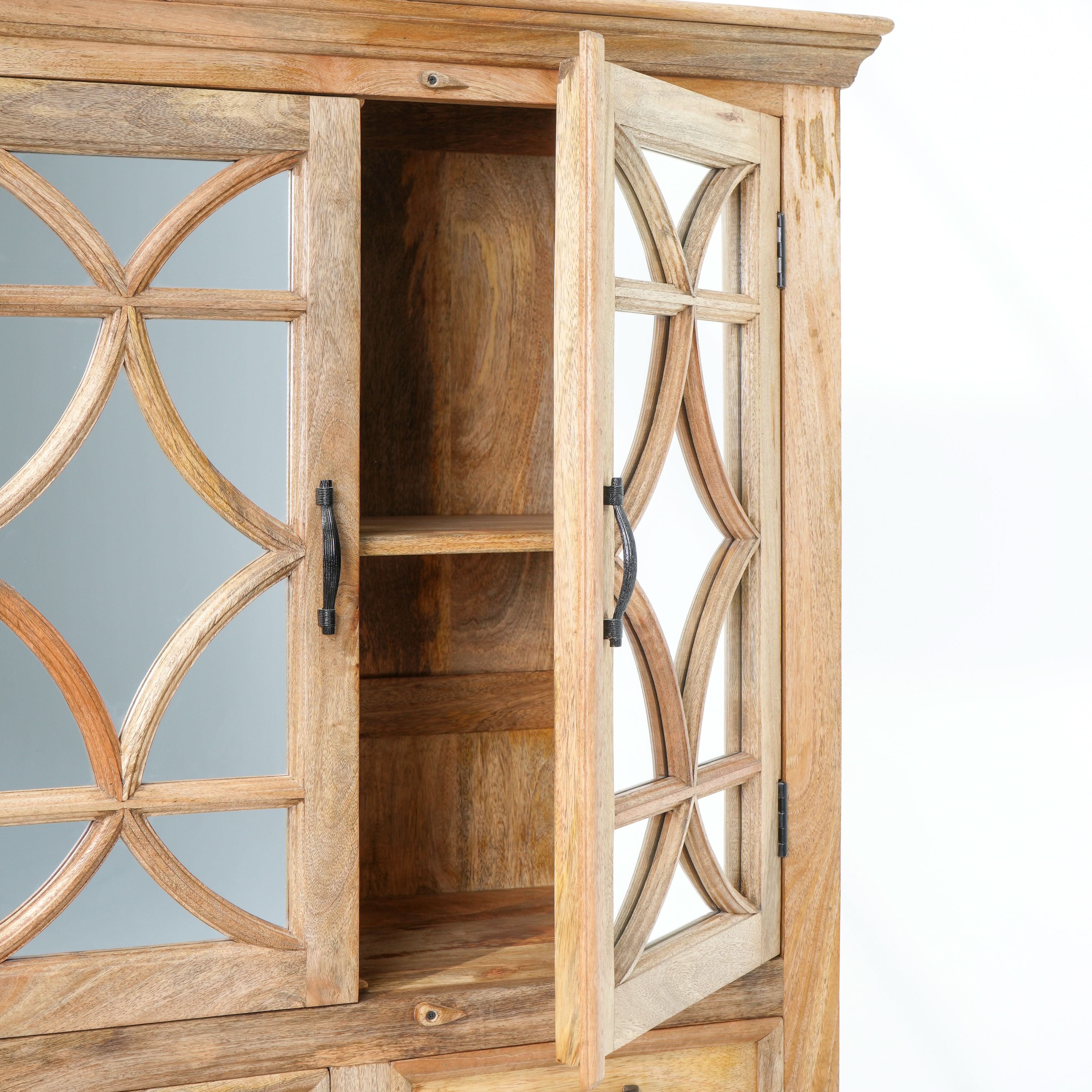 OASIS VISION FOUR GLASS DOOR CABINET - Art and craft furniture