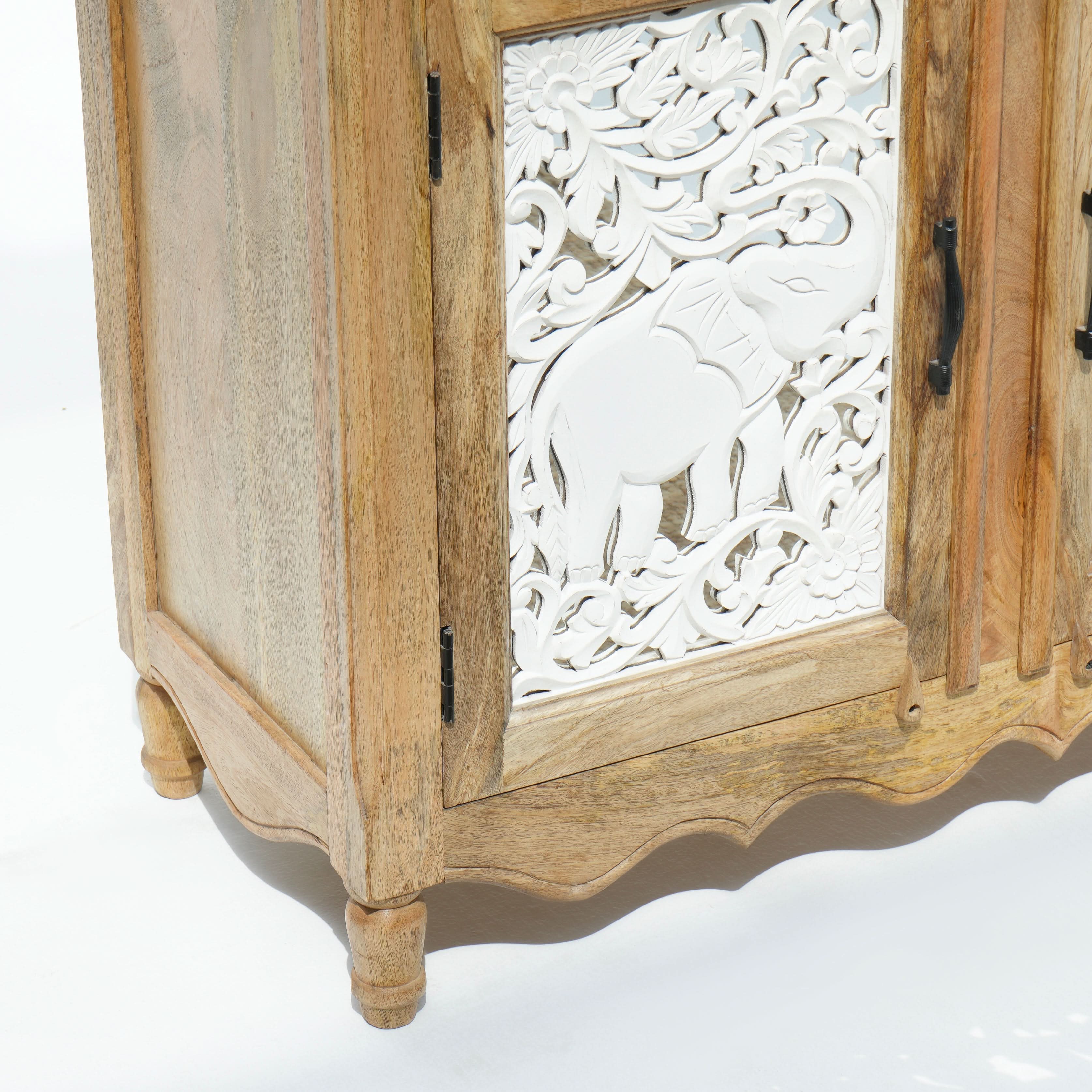 ZERRA THREE DOOR THREE DRAWER SIDEBOARD - Art and craft furniture