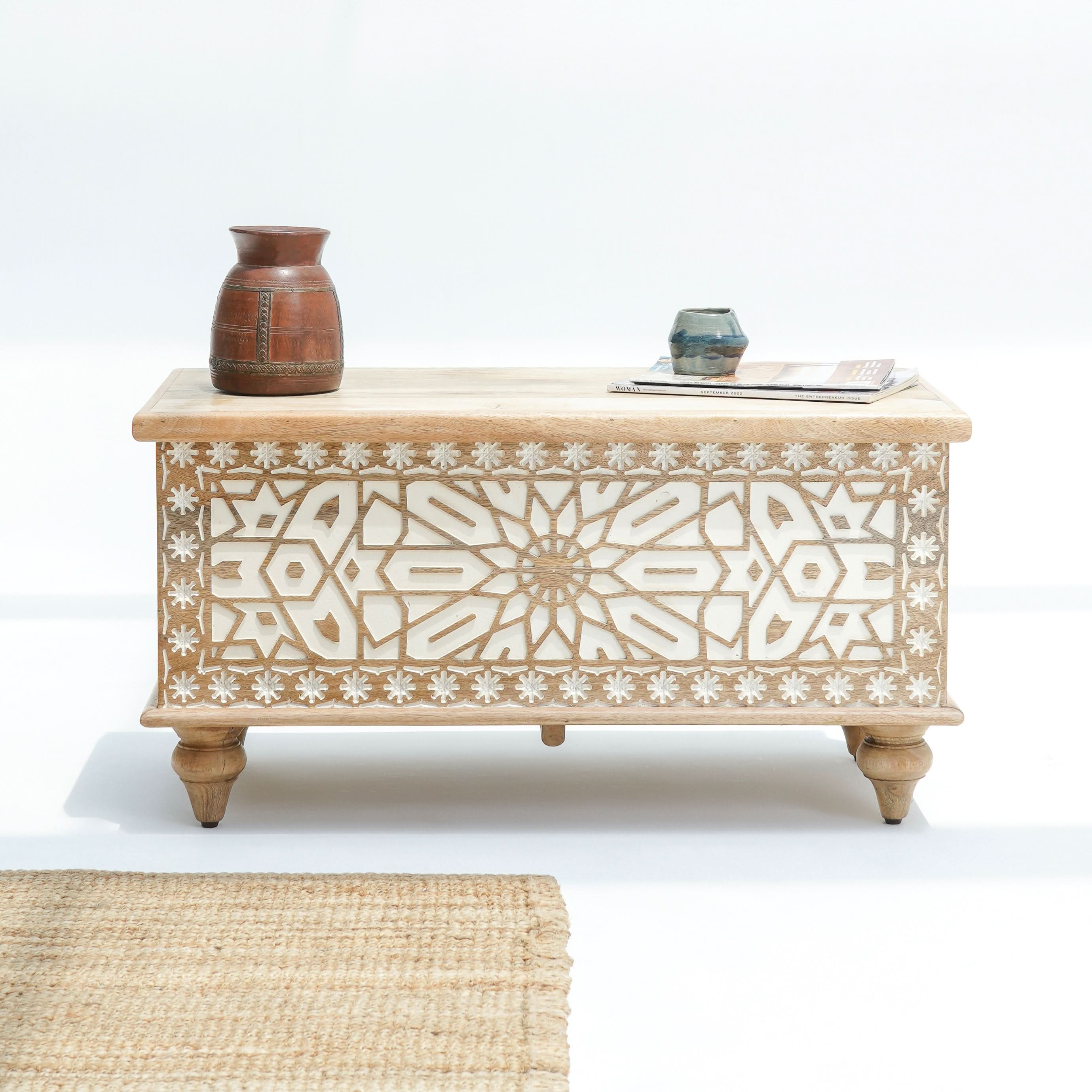 IVORY CNC DESIGN BOX - Art and craft furniture