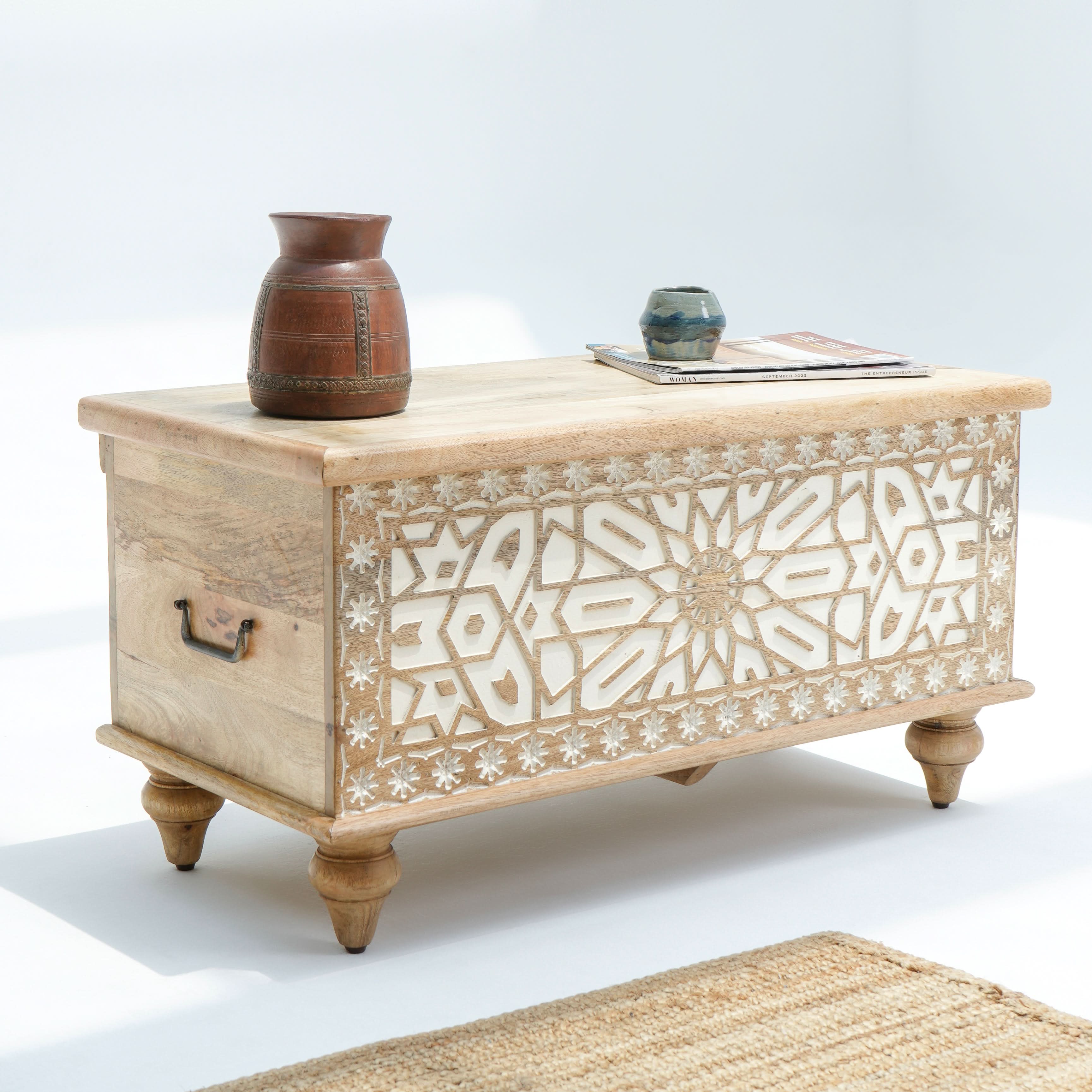 IVORY CNC DESIGN BOX - Art and craft furniture
