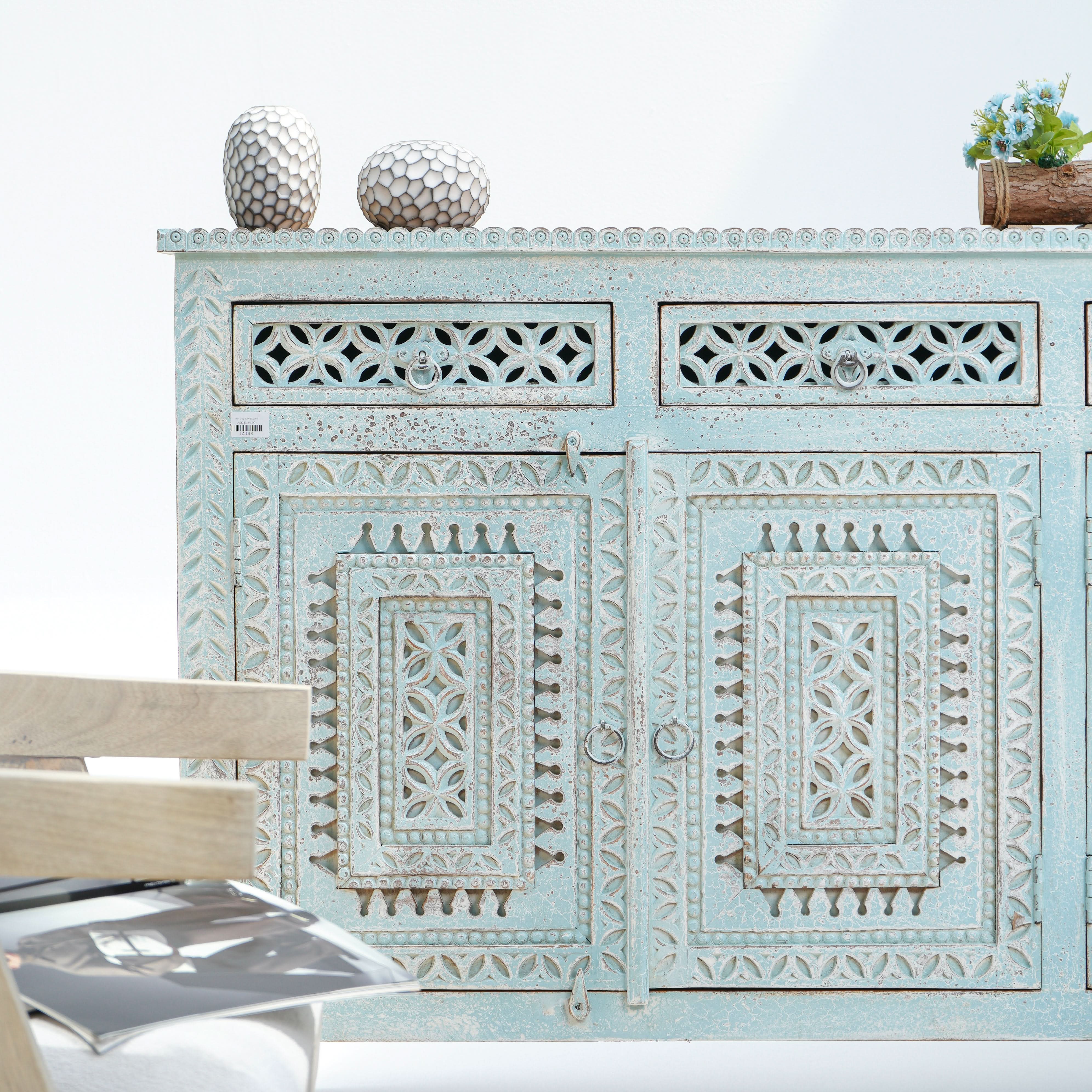 ORLEANS FOUR DOOR DRAWER SIDEBOARD - Art and craft furniture