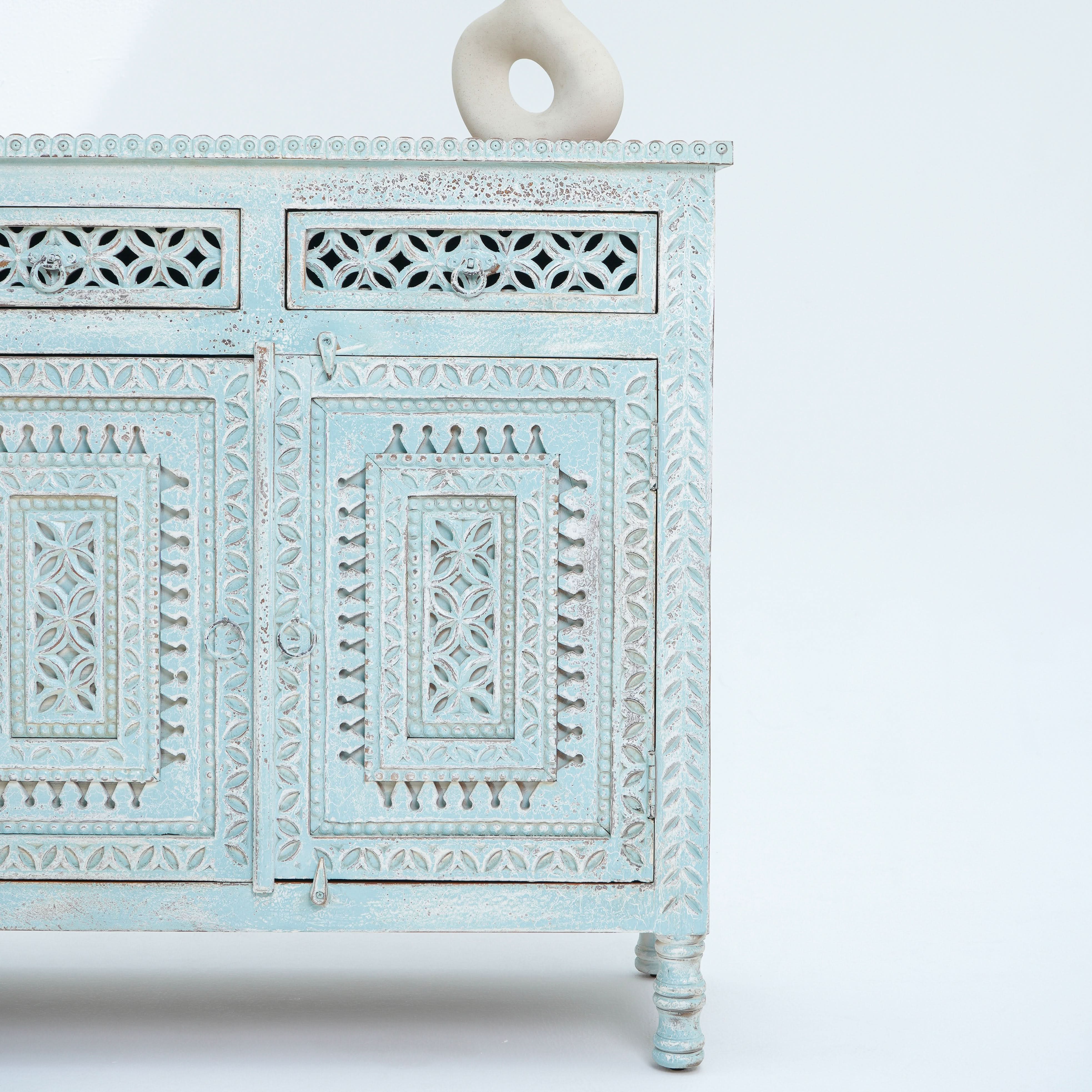 ORLEANS FOUR DOOR DRAWER SIDEBOARD - Art and craft furniture