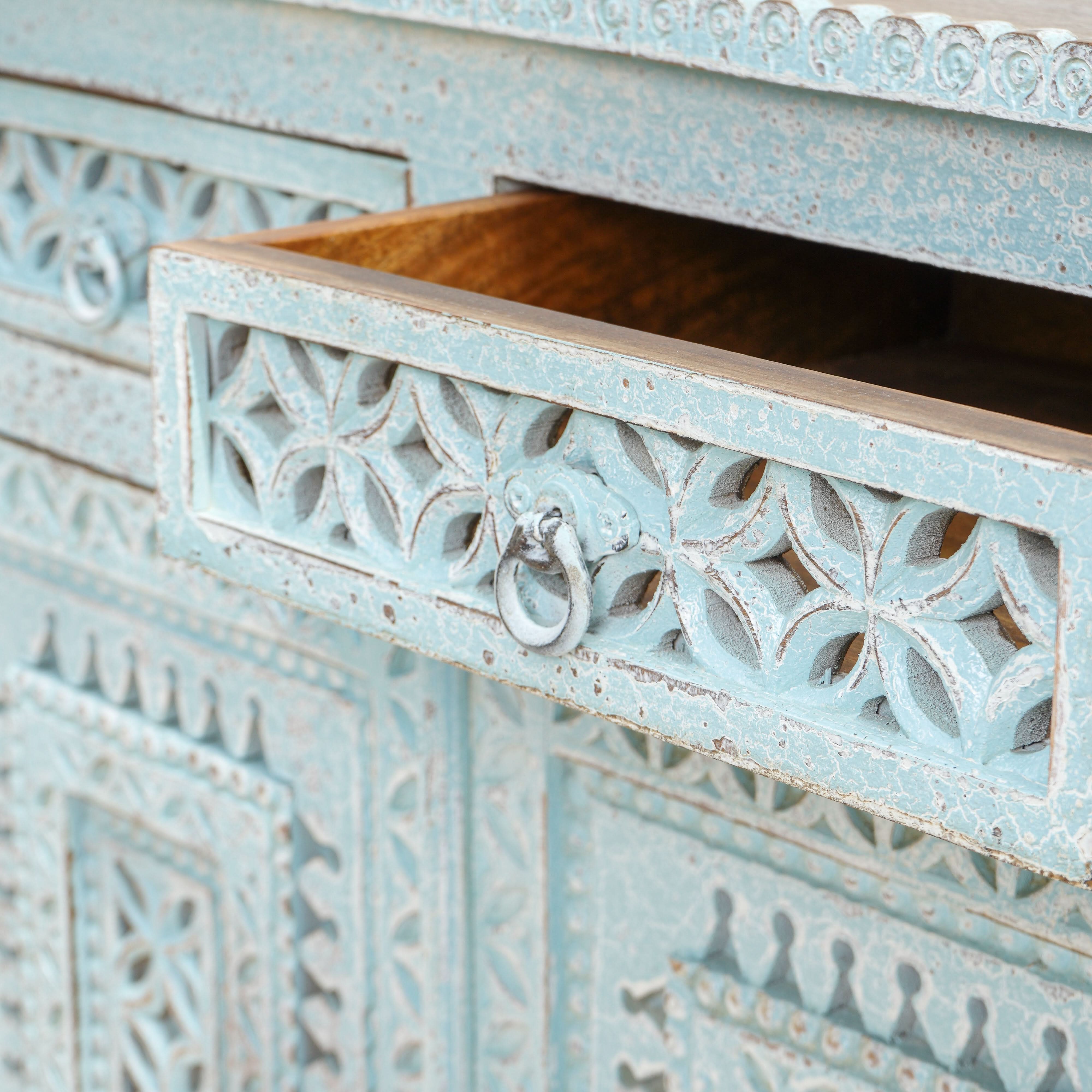ORLEANS FOUR DOOR DRAWER SIDEBOARD - Art and craft furniture