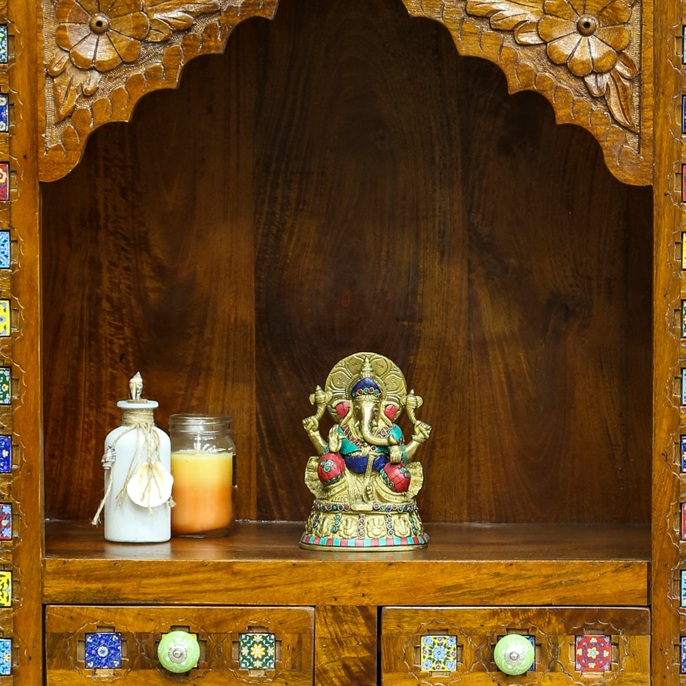 WDN TWO BAKRA DOOR & TWO DRAWER TEMPLE