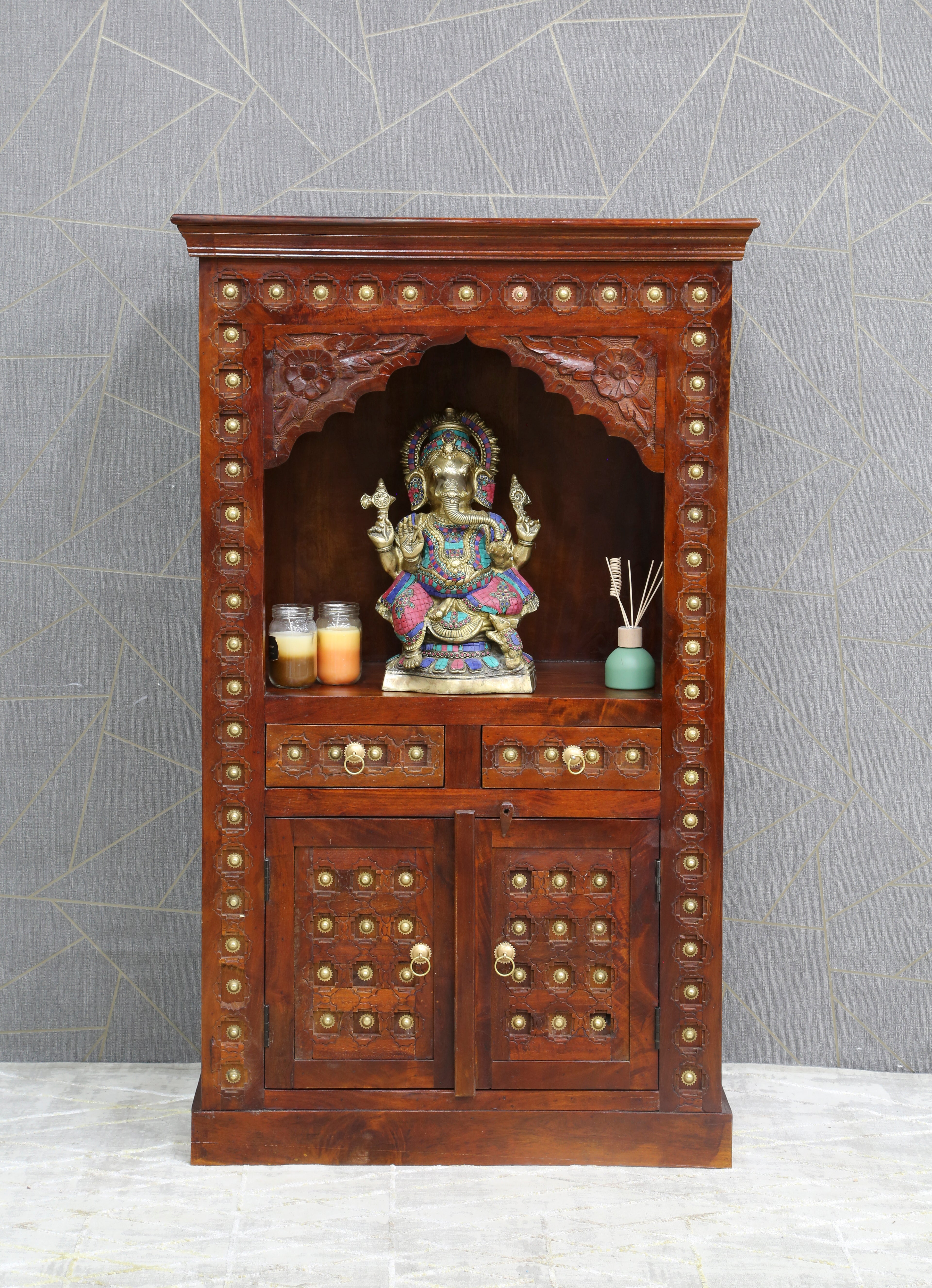 WDN TWO BAKRA DOOR & TWO DRAWER TEMPLE