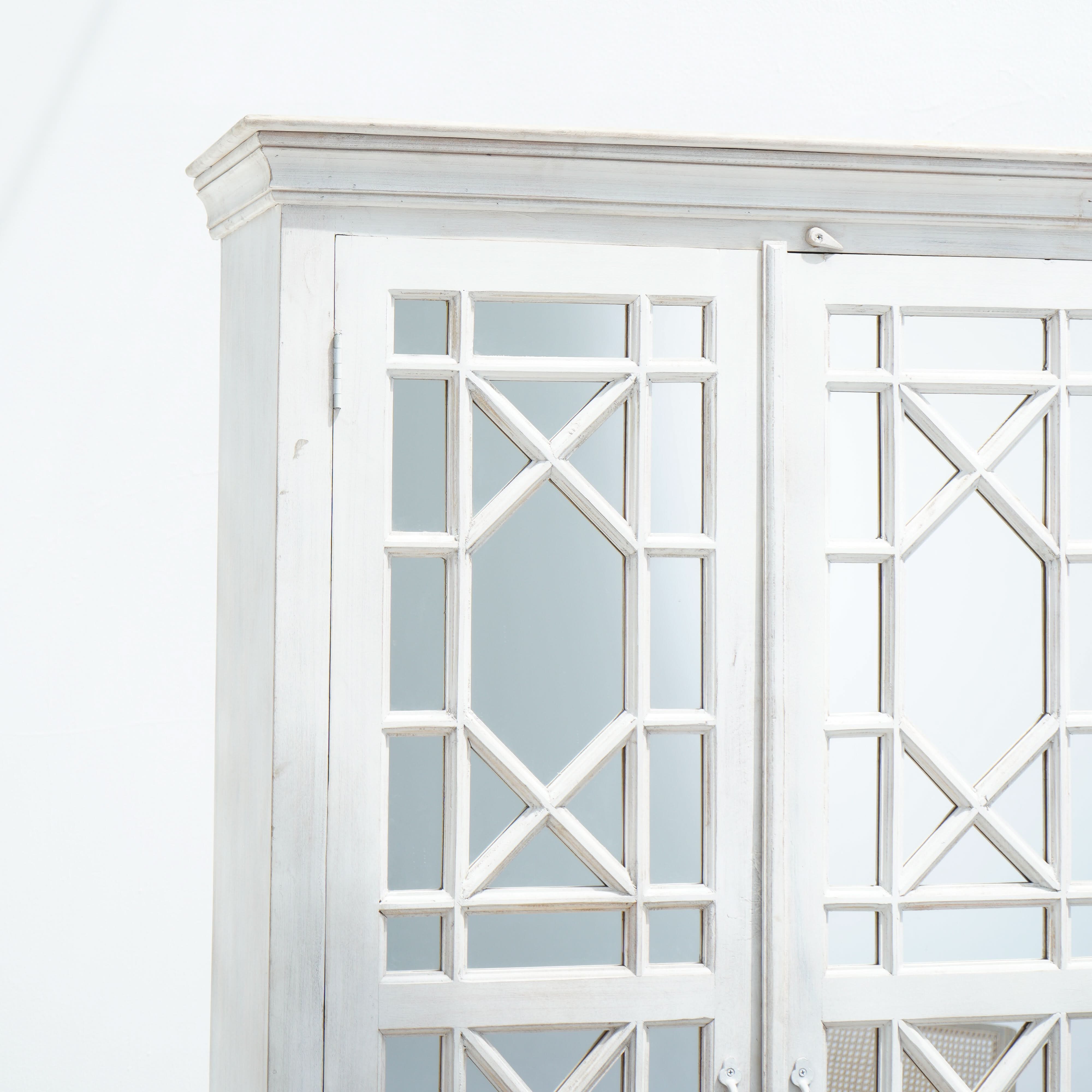 CASABLANCA CLASSIC TWO MIRROR DOOR CABINET - Art and craft furniture