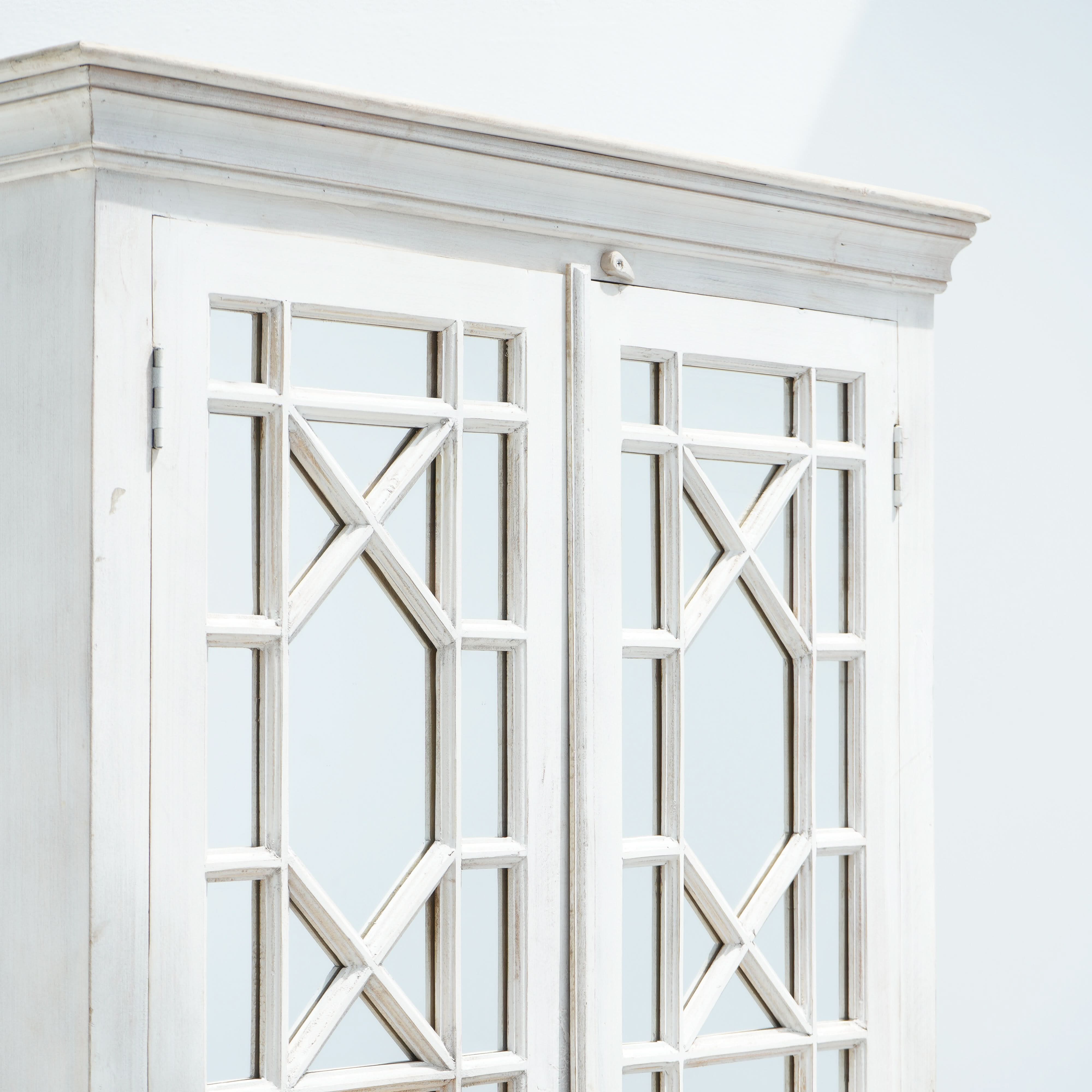 CASABLANCA CLASSIC TWO MIRROR DOOR CABINET - Art and craft furniture