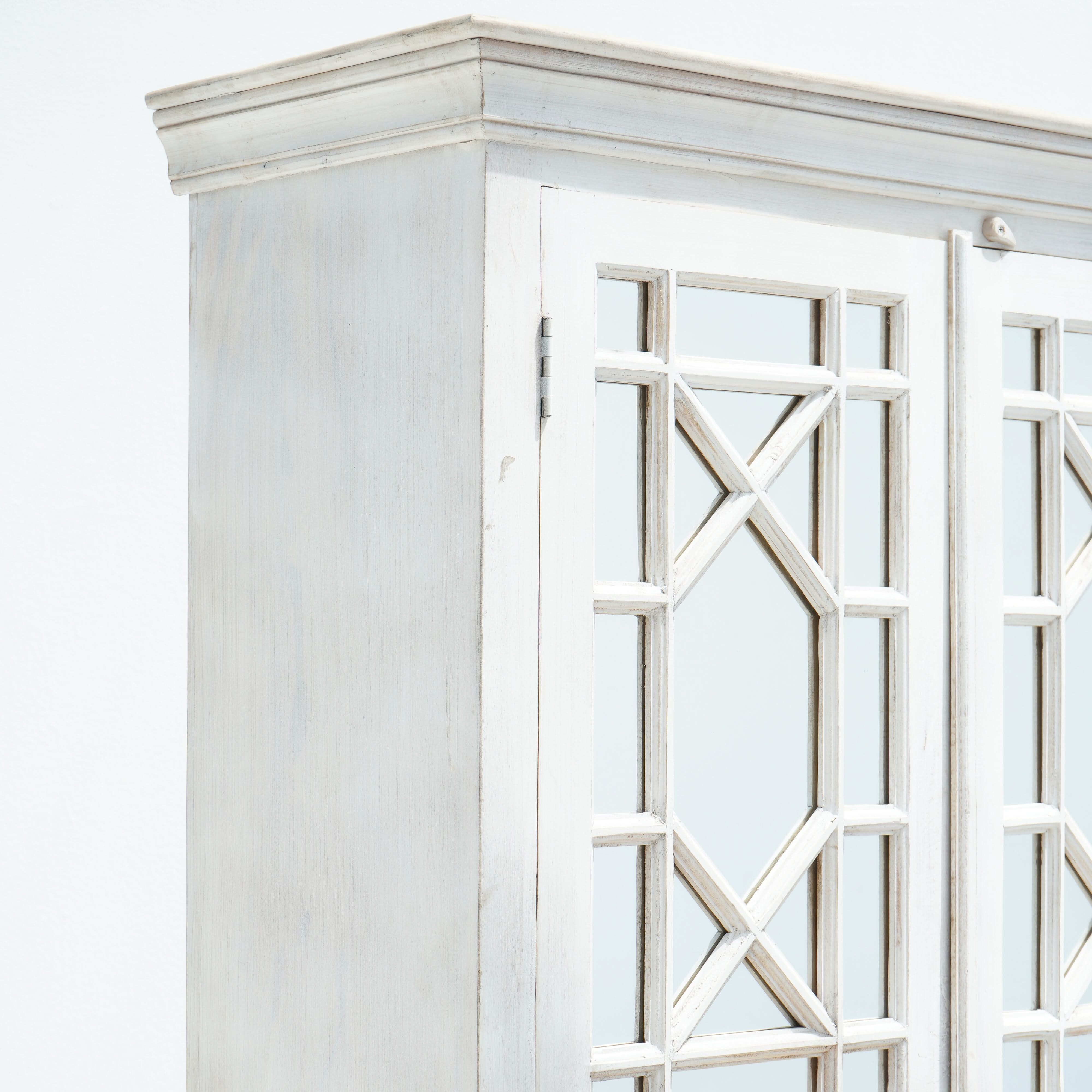 CASABLANCA CLASSIC TWO MIRROR DOOR CABINET - Art and craft furniture