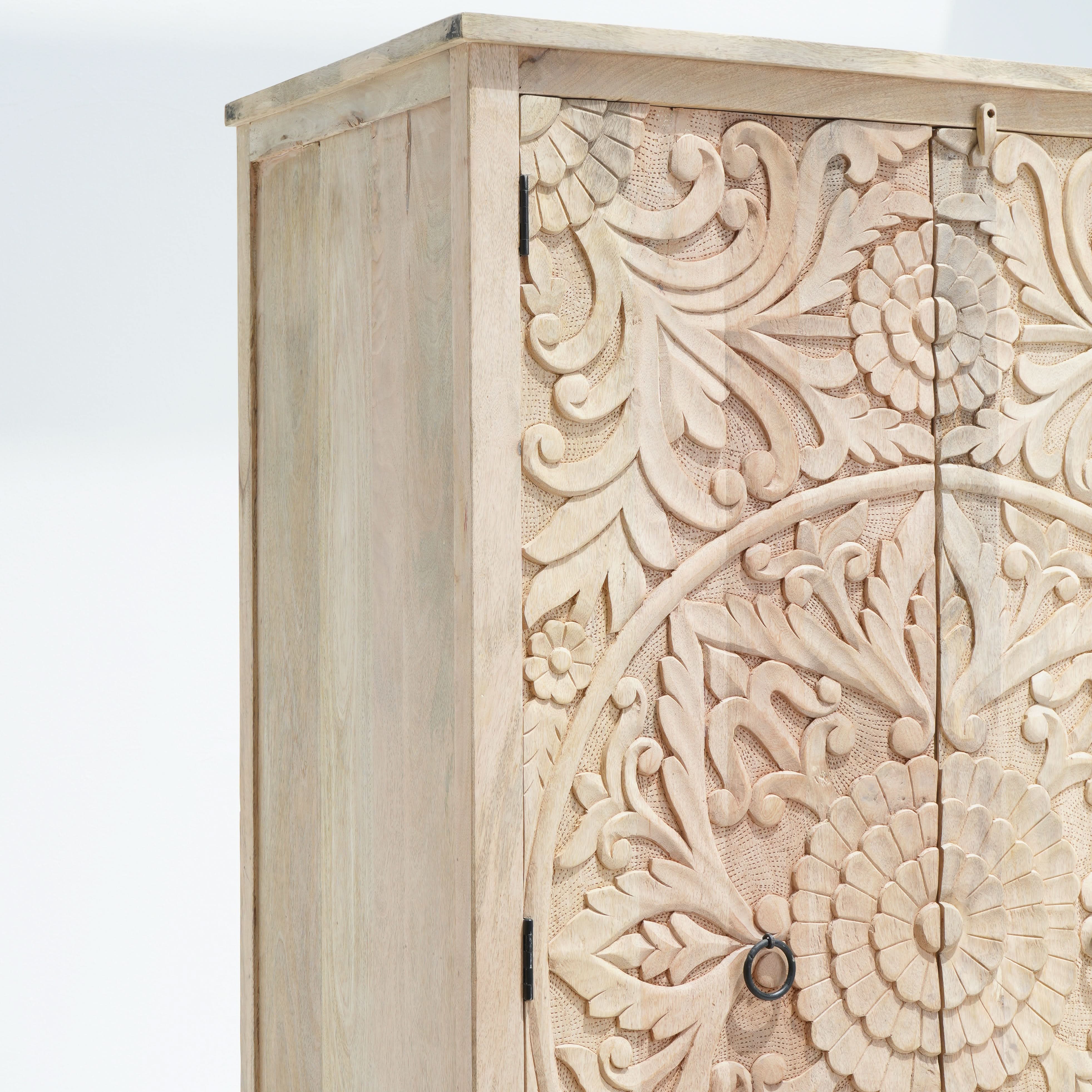 HERITAGE DABORA CARVED CABINET - Art and craft furniture