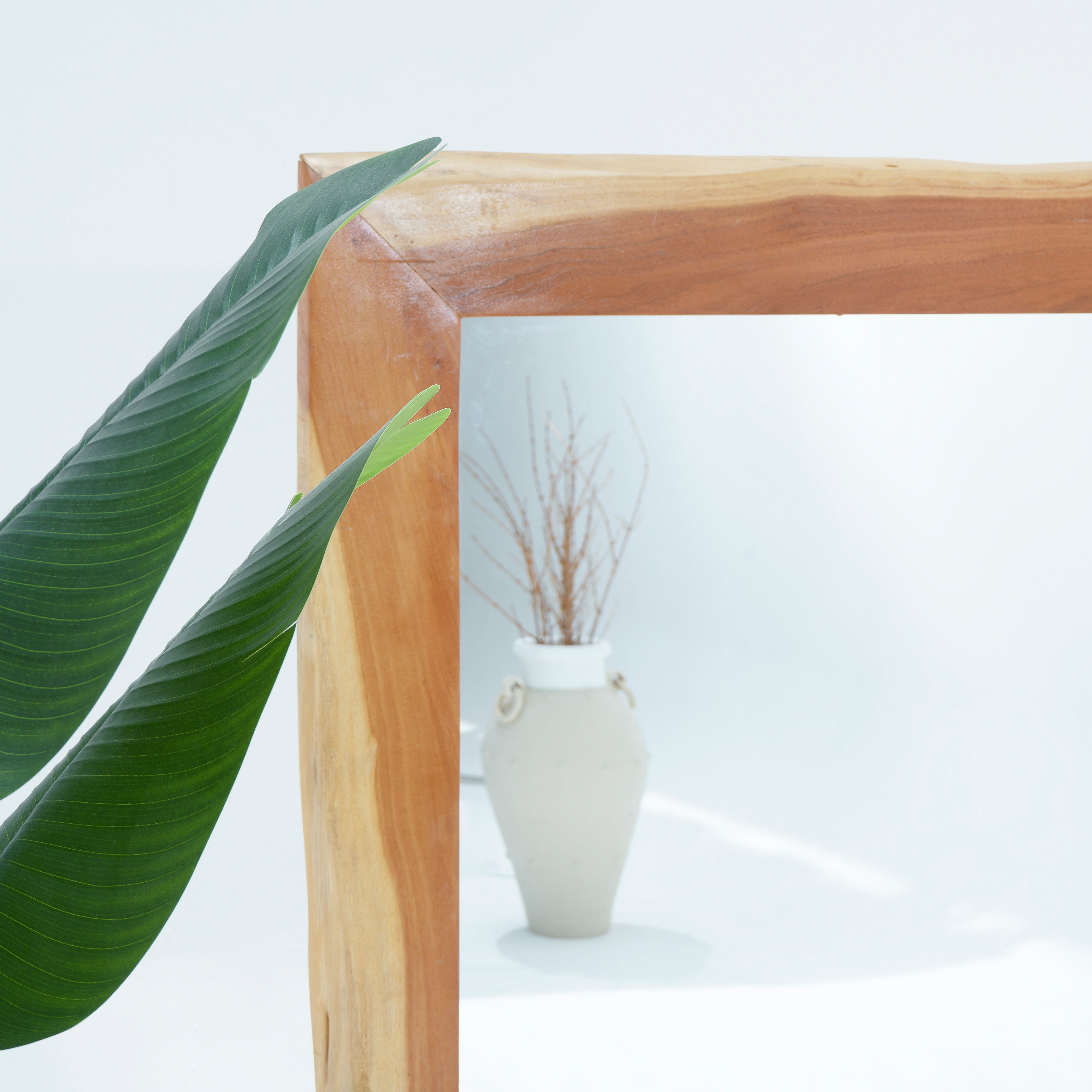 Oslo Oasis Light Acacia Wood Mirror Frame