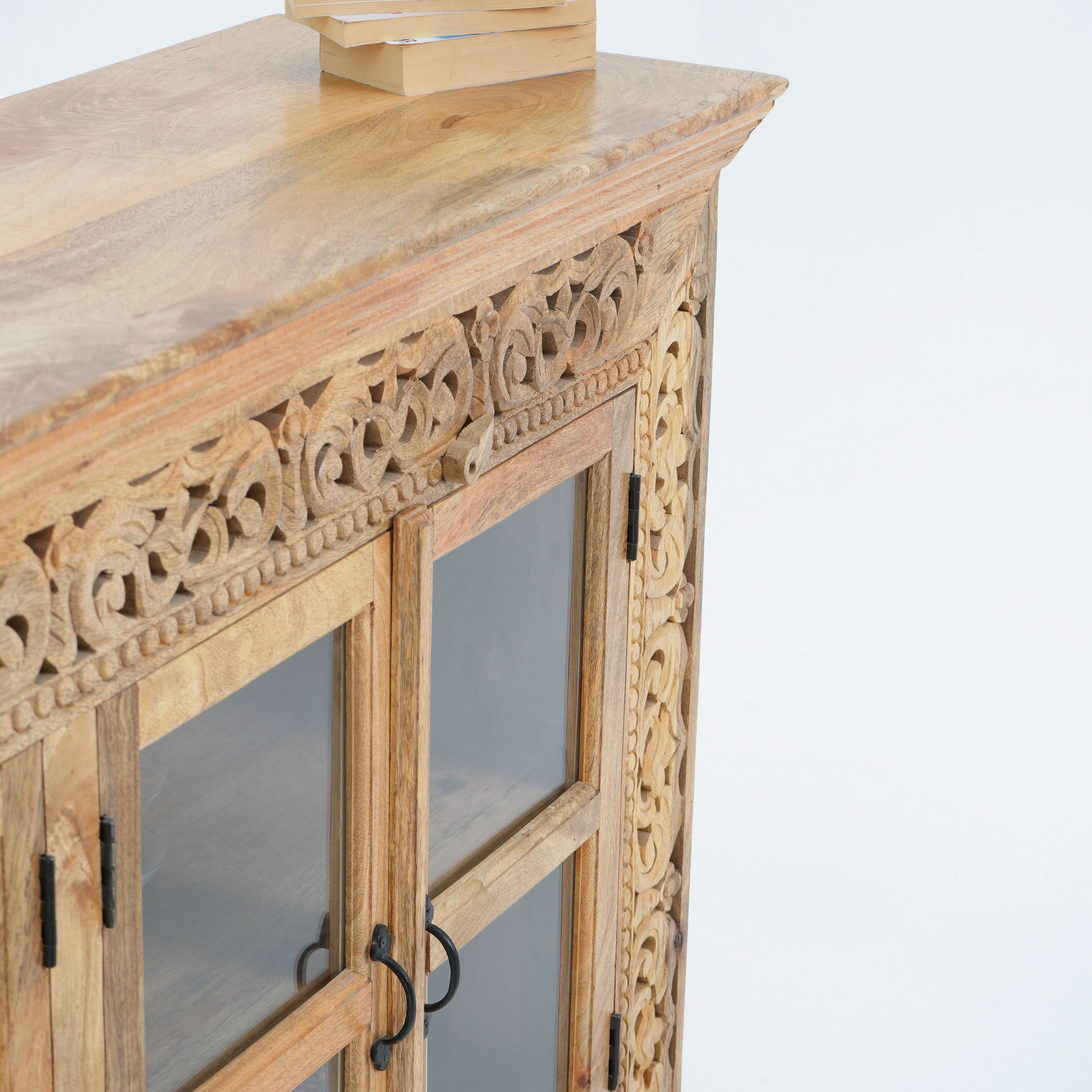 VICTOR HARBOR FOUR GLASS DOOR SIDEBOARD - Art and craft furniture