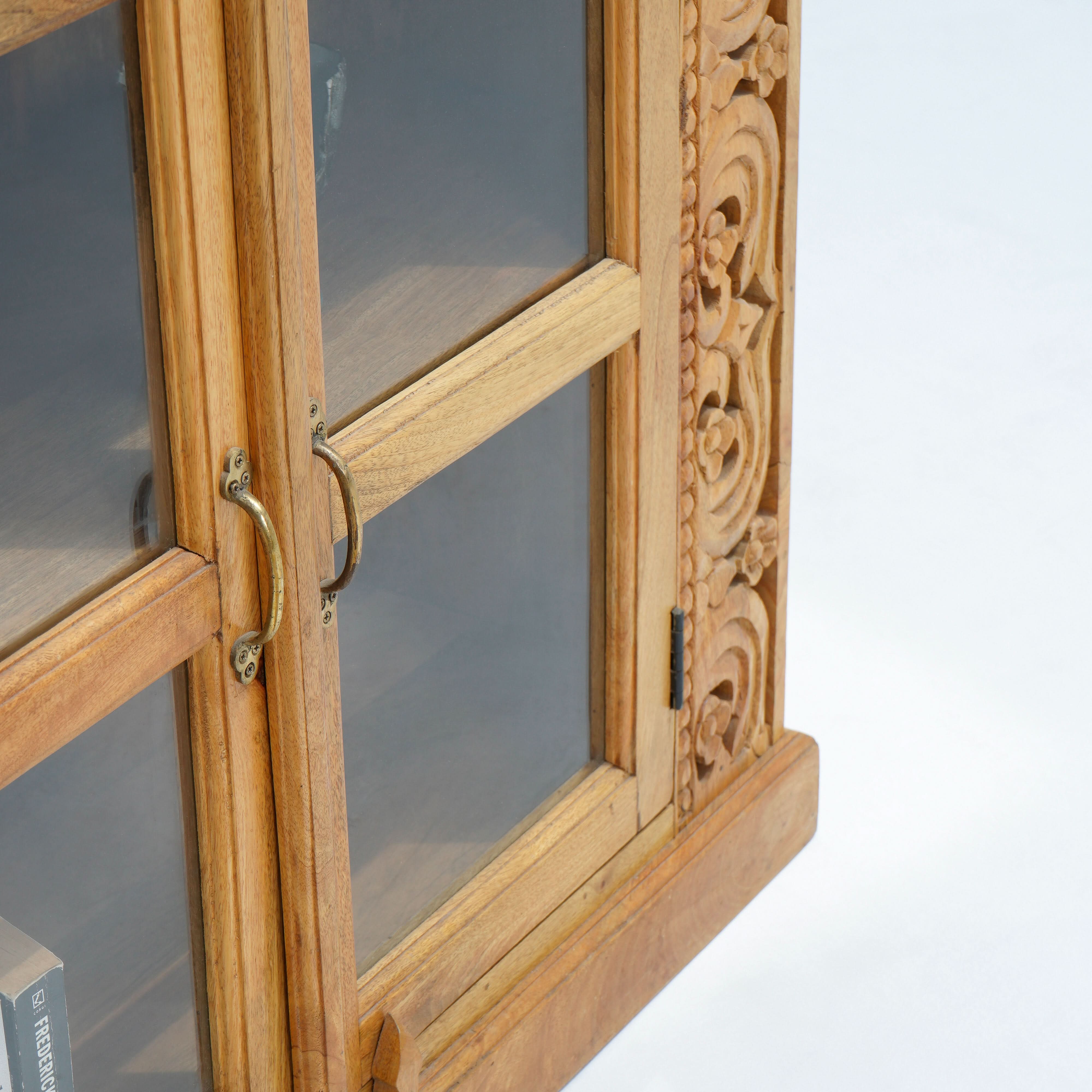 VICTOR HARBOR GLASS TWO DOOR SIDEBOARD - Art and craft furniture