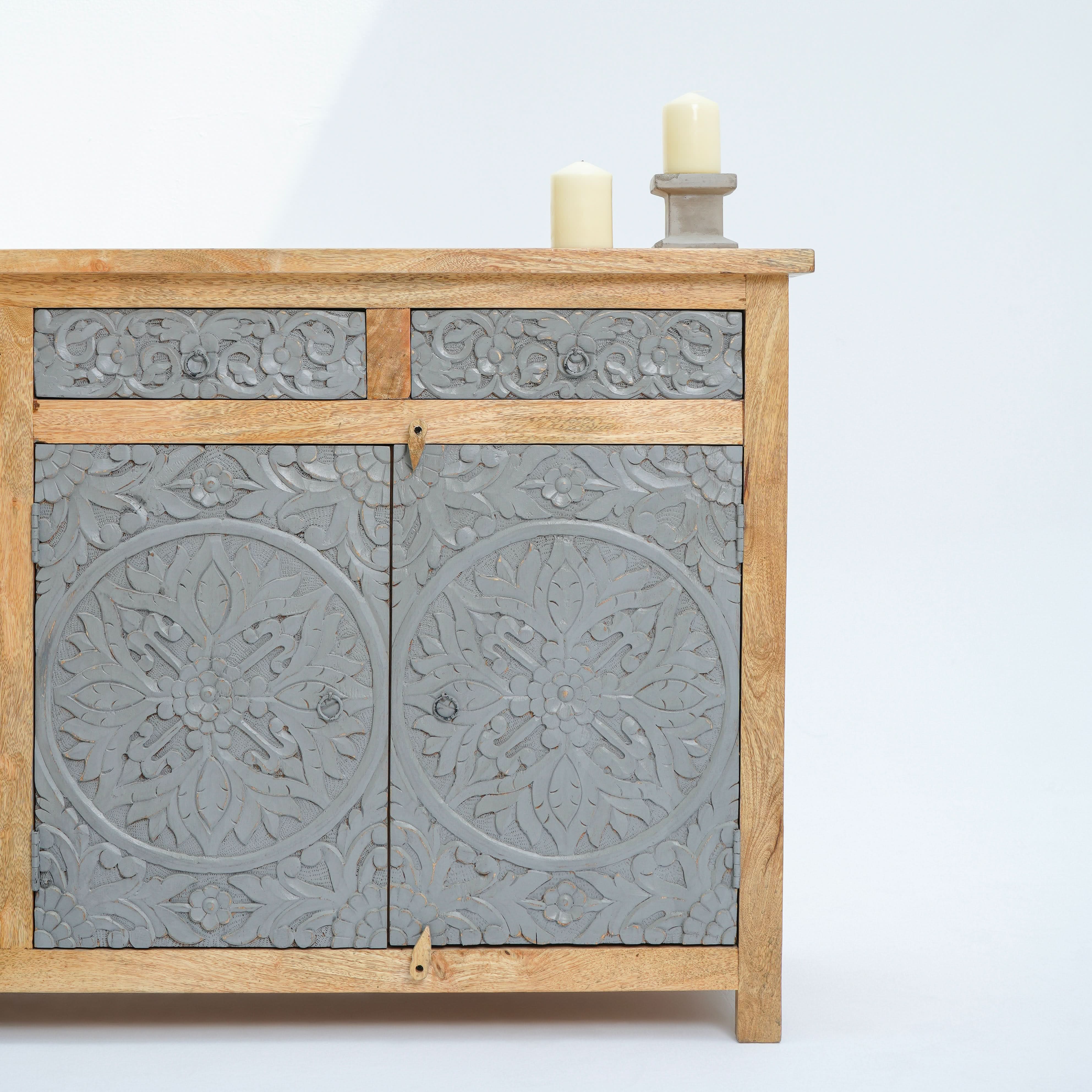 DABORA FOUR DRAWER FOUR DOOR SIDEBOARD - Art and craft furniture