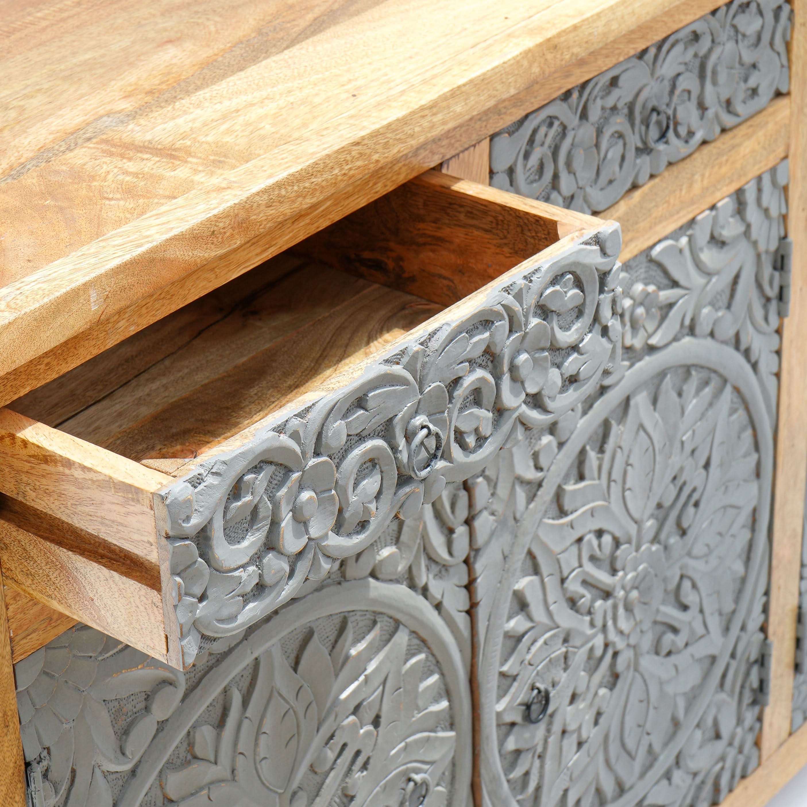 DABORA FOUR DRAWER FOUR DOOR SIDEBOARD - Art and craft furniture