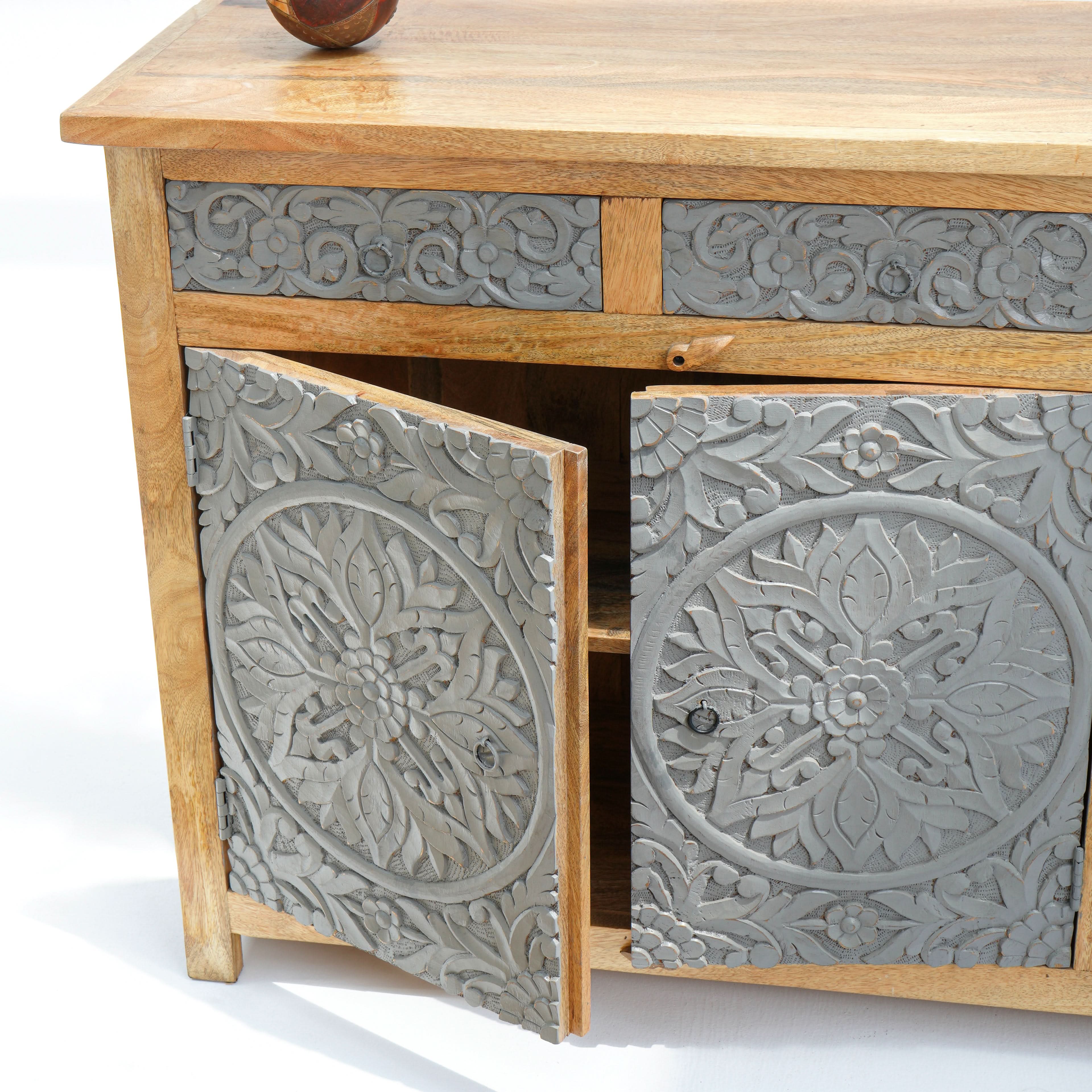 DABORA FOUR DRAWER FOUR DOOR SIDEBOARD - Art and craft furniture