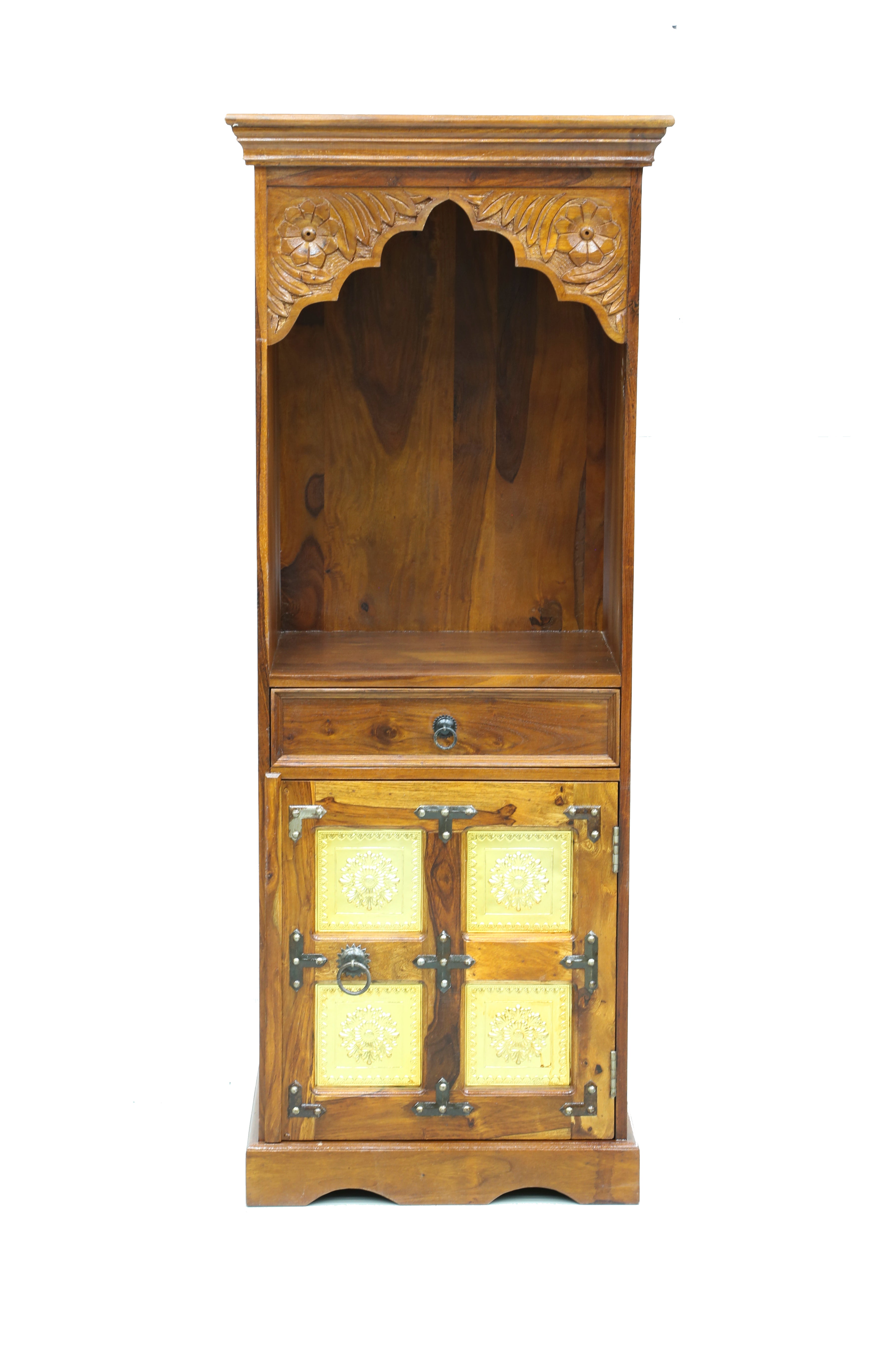 WDN ONE BRASS DOOR & ONE DRAWER TEMPLE