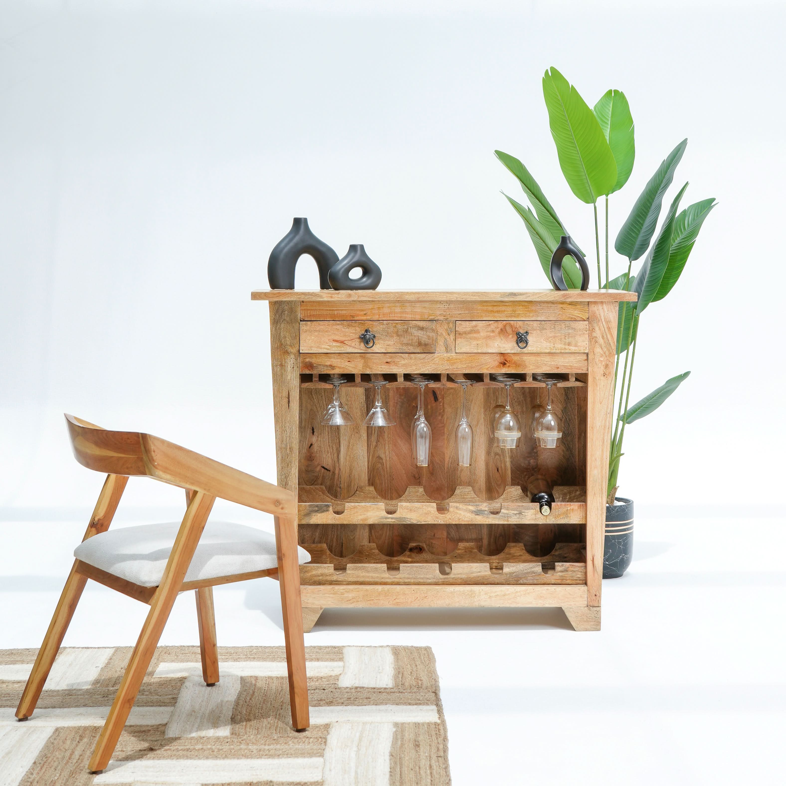 THE ANTIQUE ALCOVE BAR COUNTER - Art and craft furniture