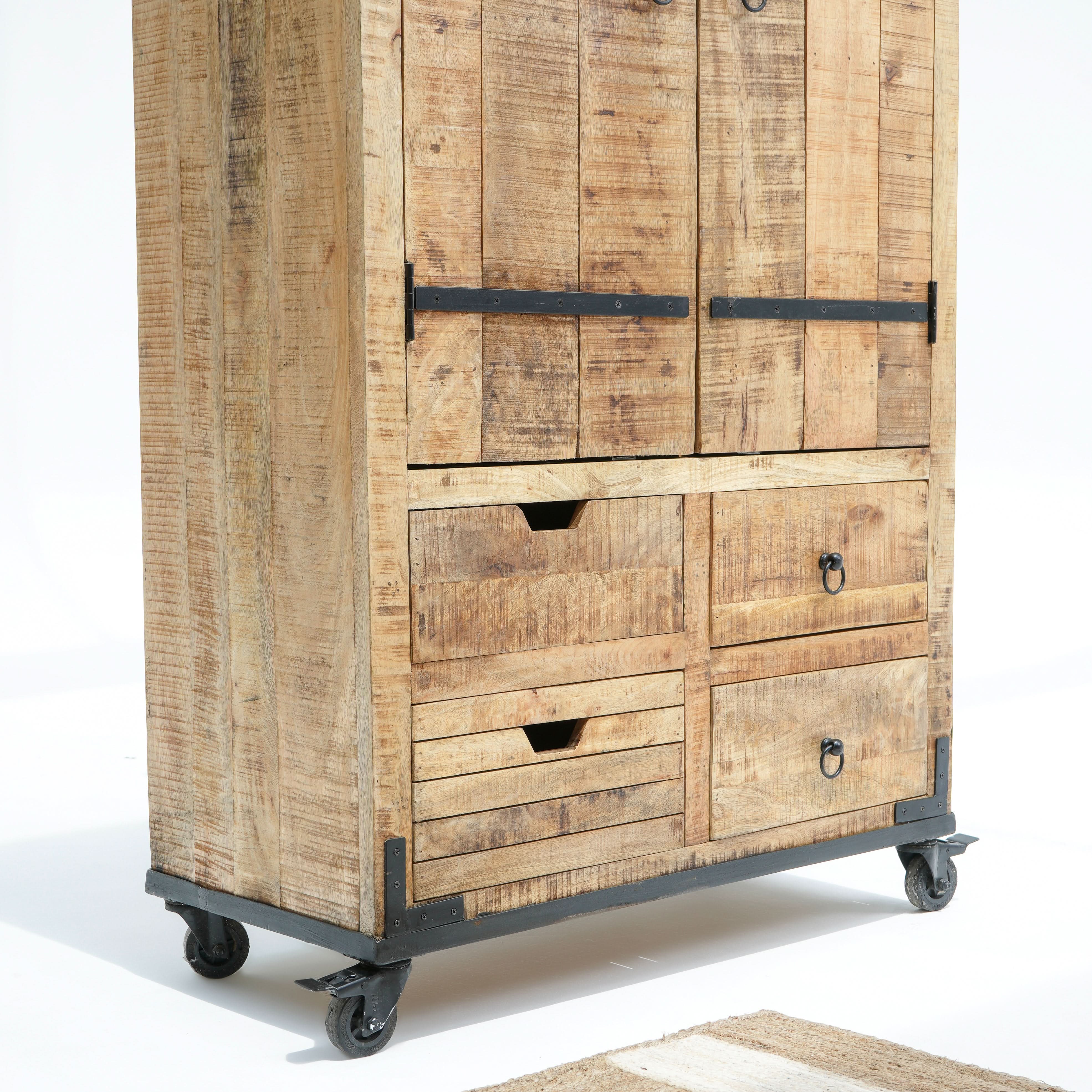 THE VINTAGE VAULT BAR CABINET - Art and craft furniture