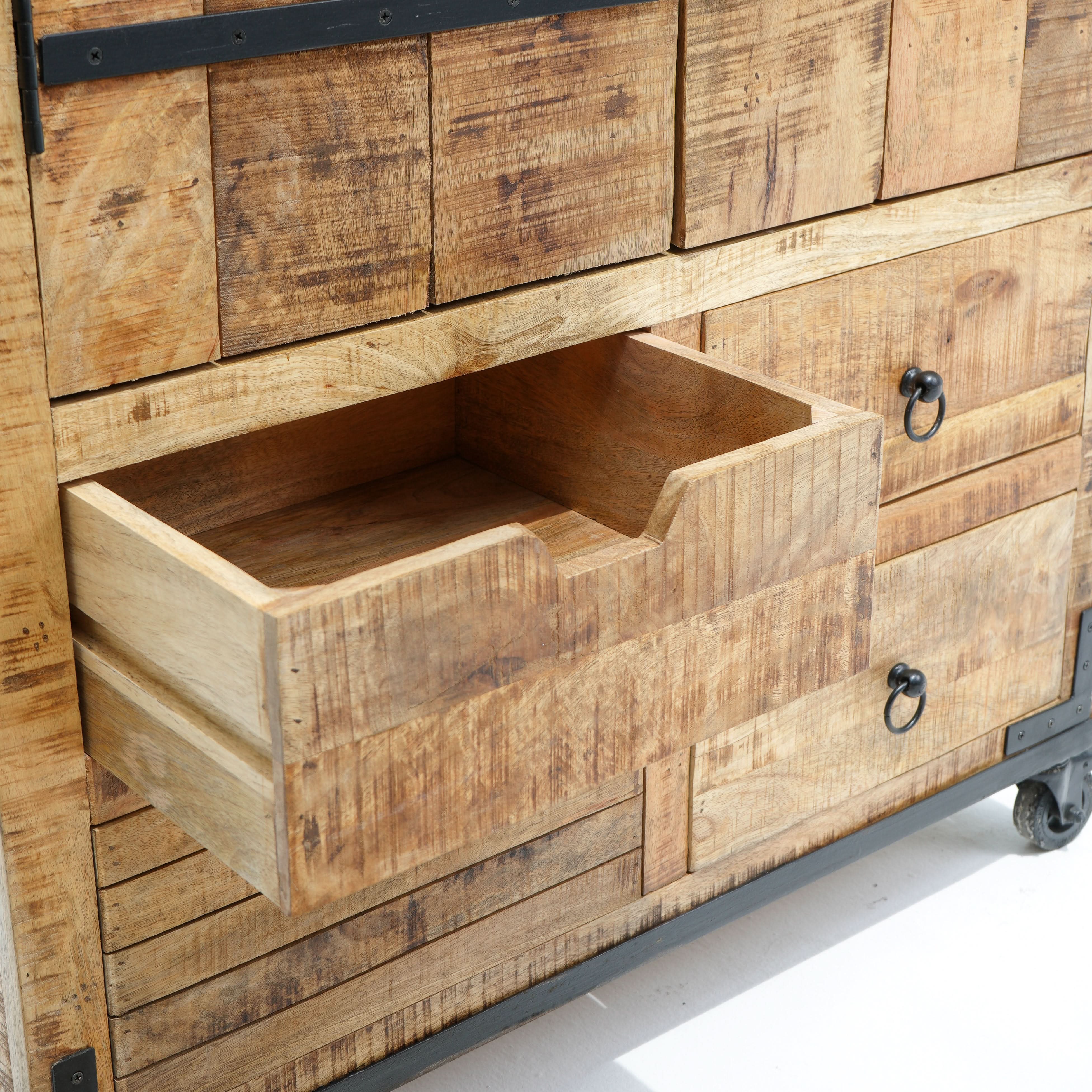 THE VINTAGE VAULT BAR CABINET - Art and craft furniture