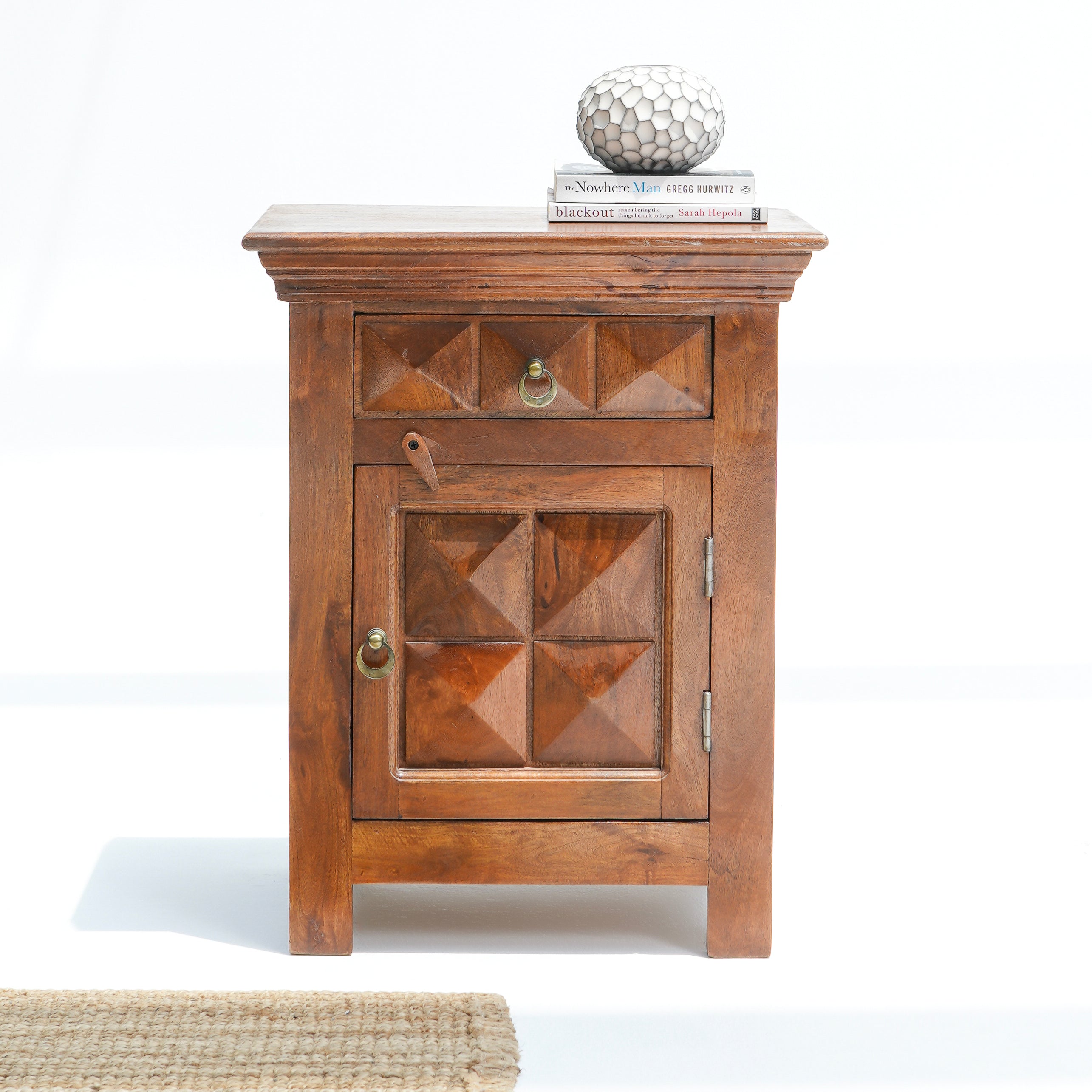 Serene Rosewood Bedside Table