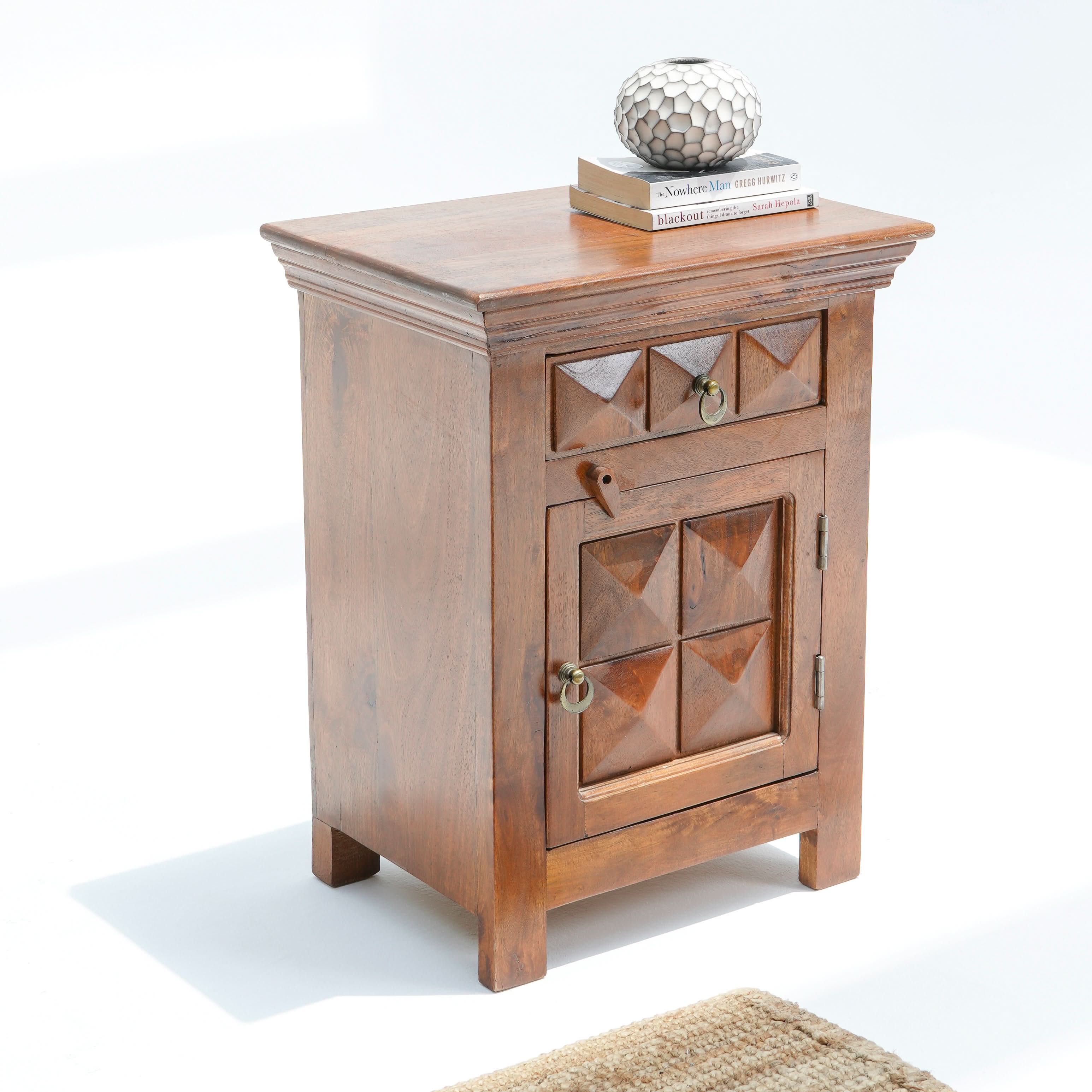 DIAMOND NIGHTSTAND TABLE - Art and craft furniture
