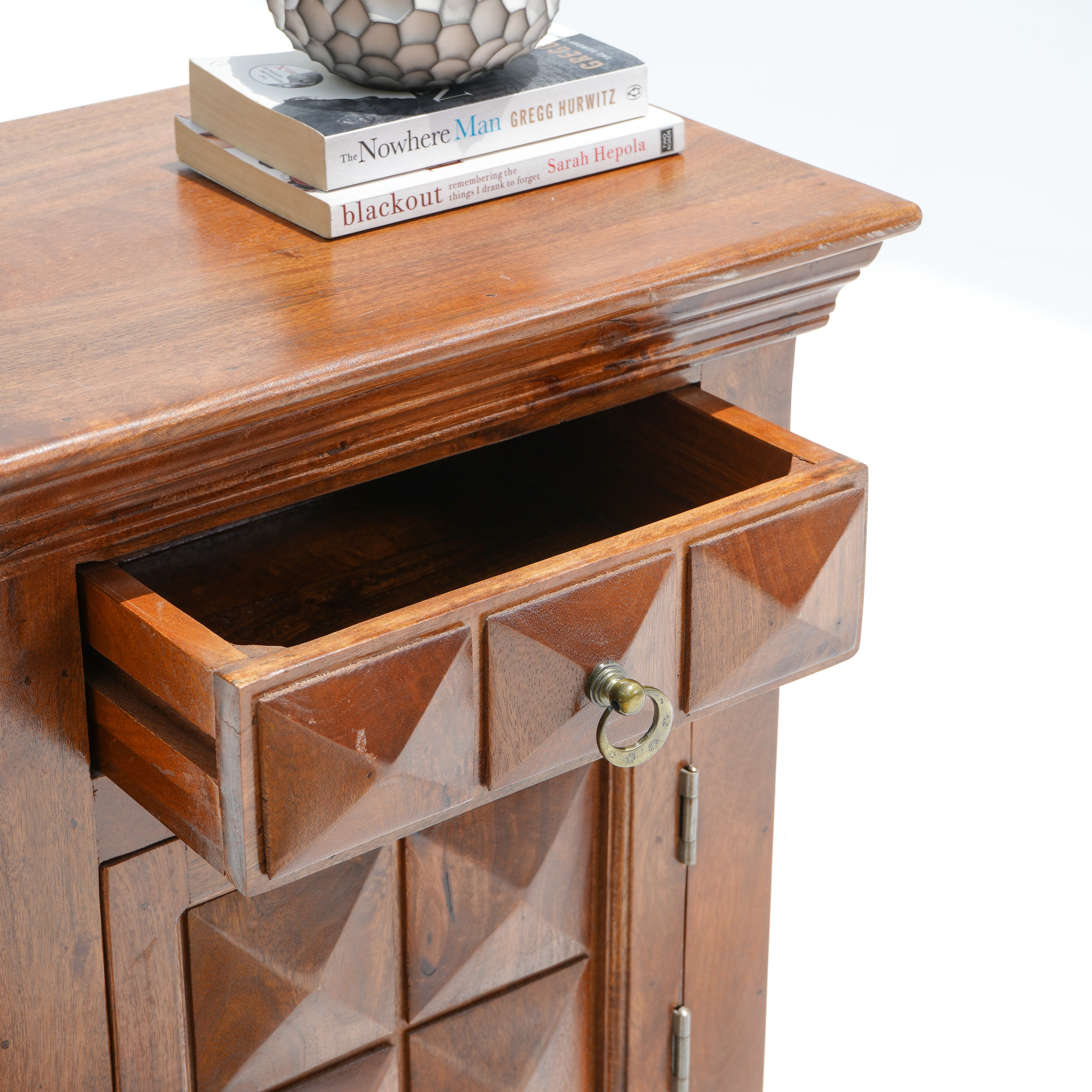 Serene Rosewood Bedside Table