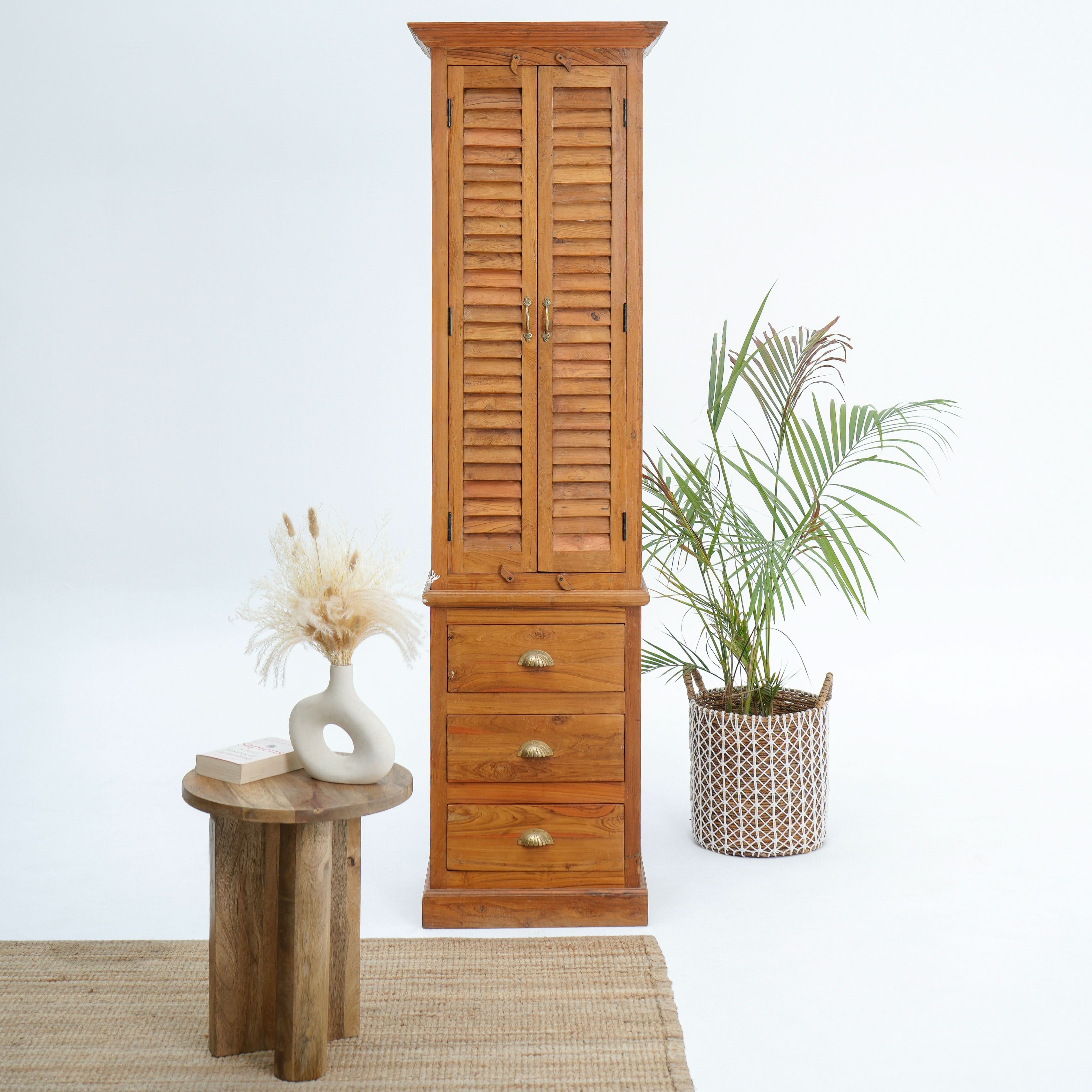 NOBLE THREE DRAWER SINGLE CABINET - Art and craft furniture