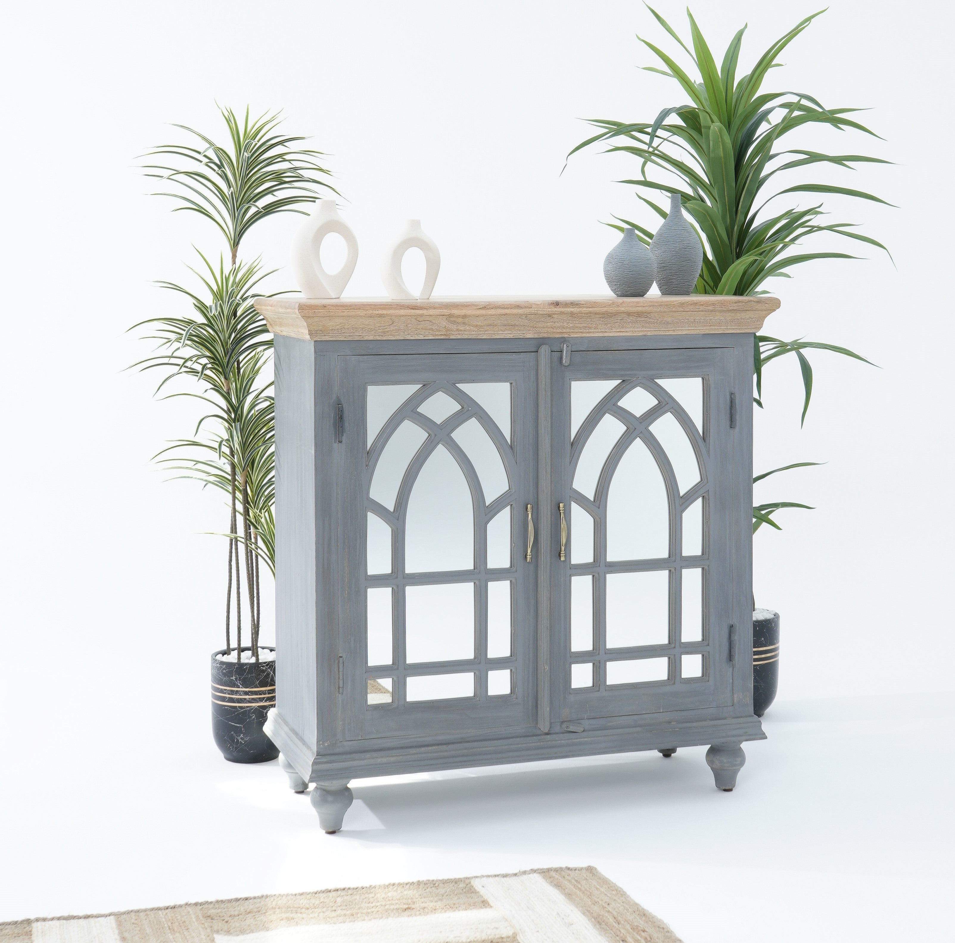 Mango Mystique glass door side board