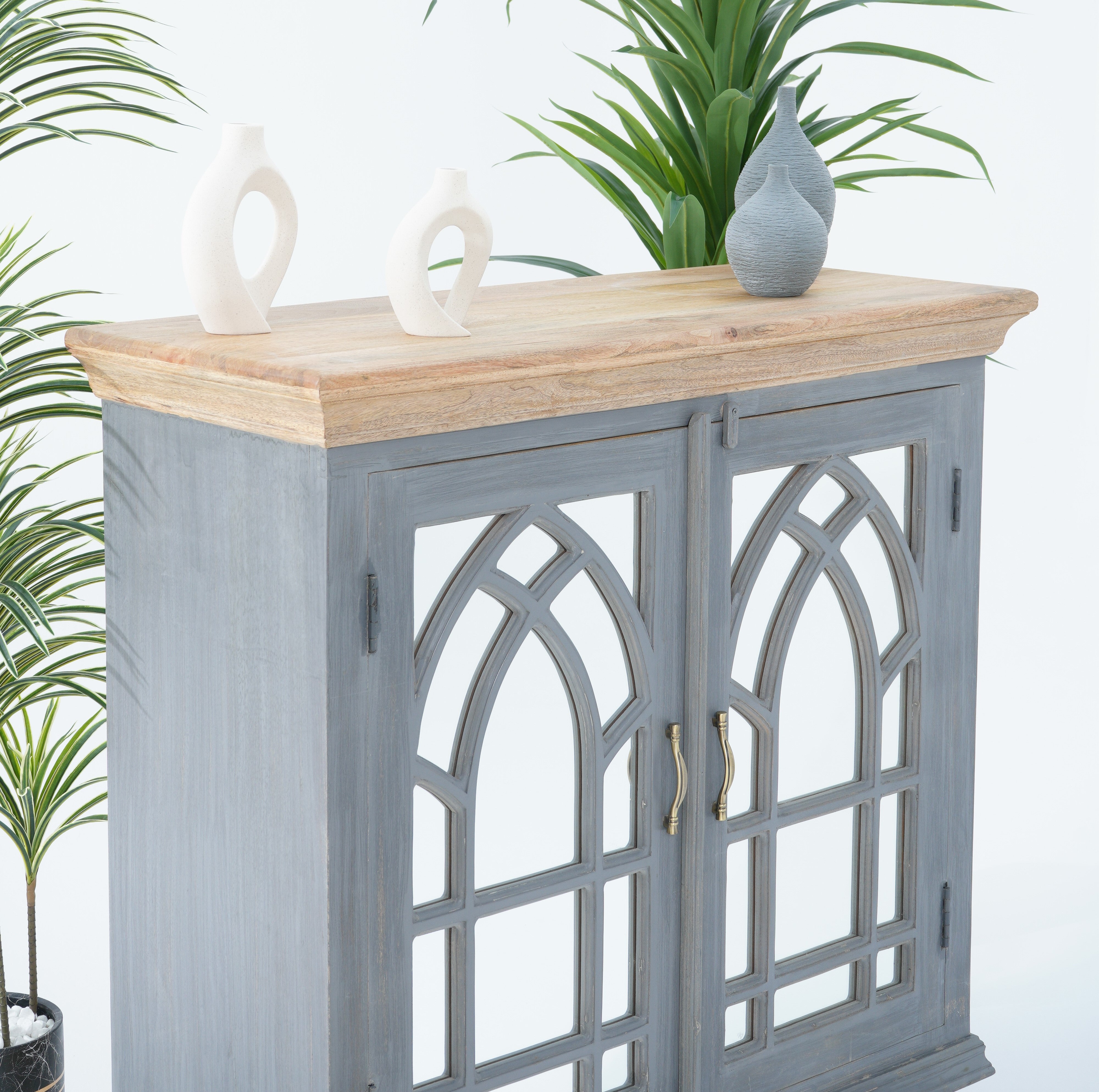 Mango Mystique glass door side board