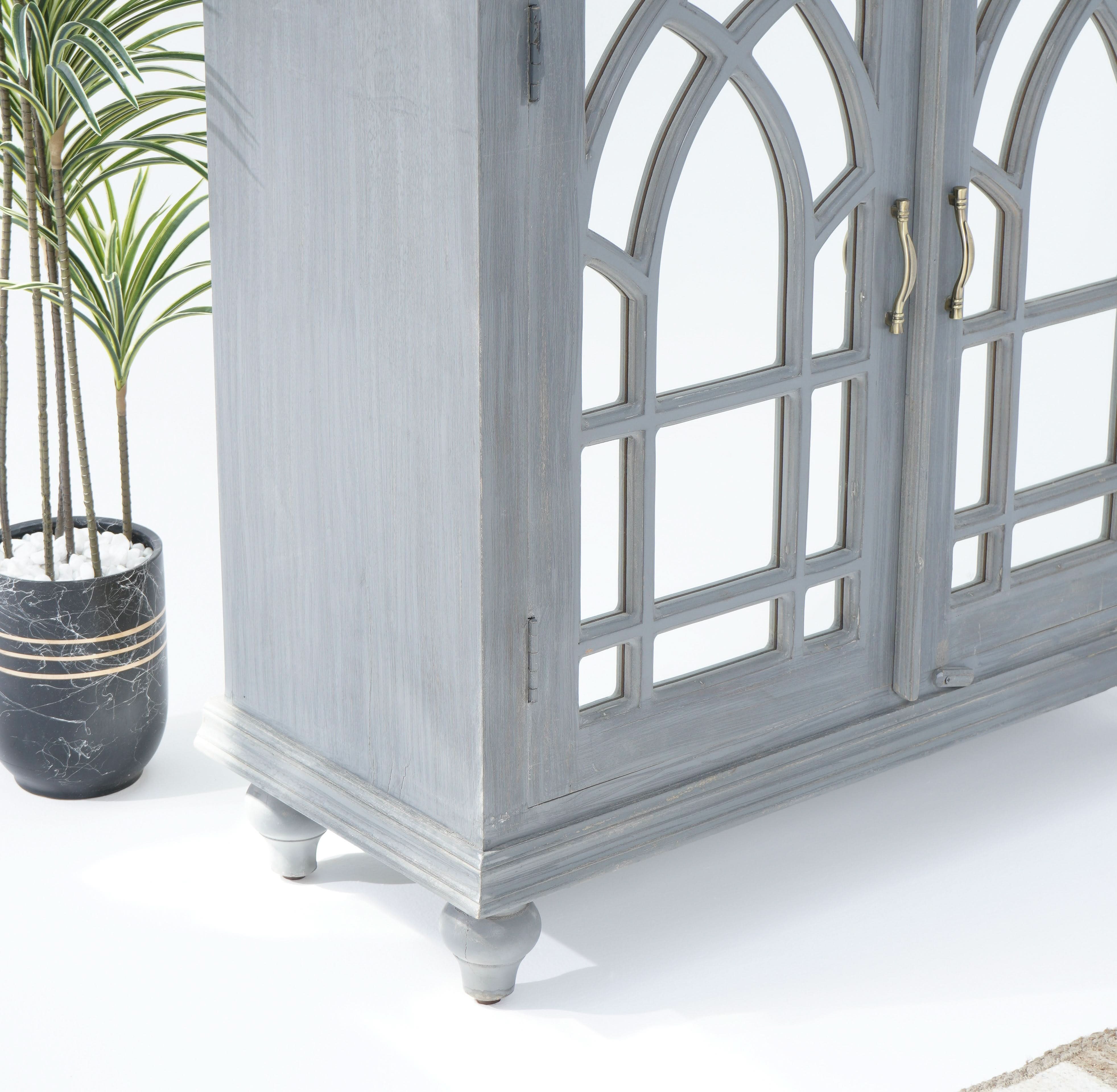 MANGO MYSTIQUE GLASS DOOR SIDEBOARD - Art and craft furniture