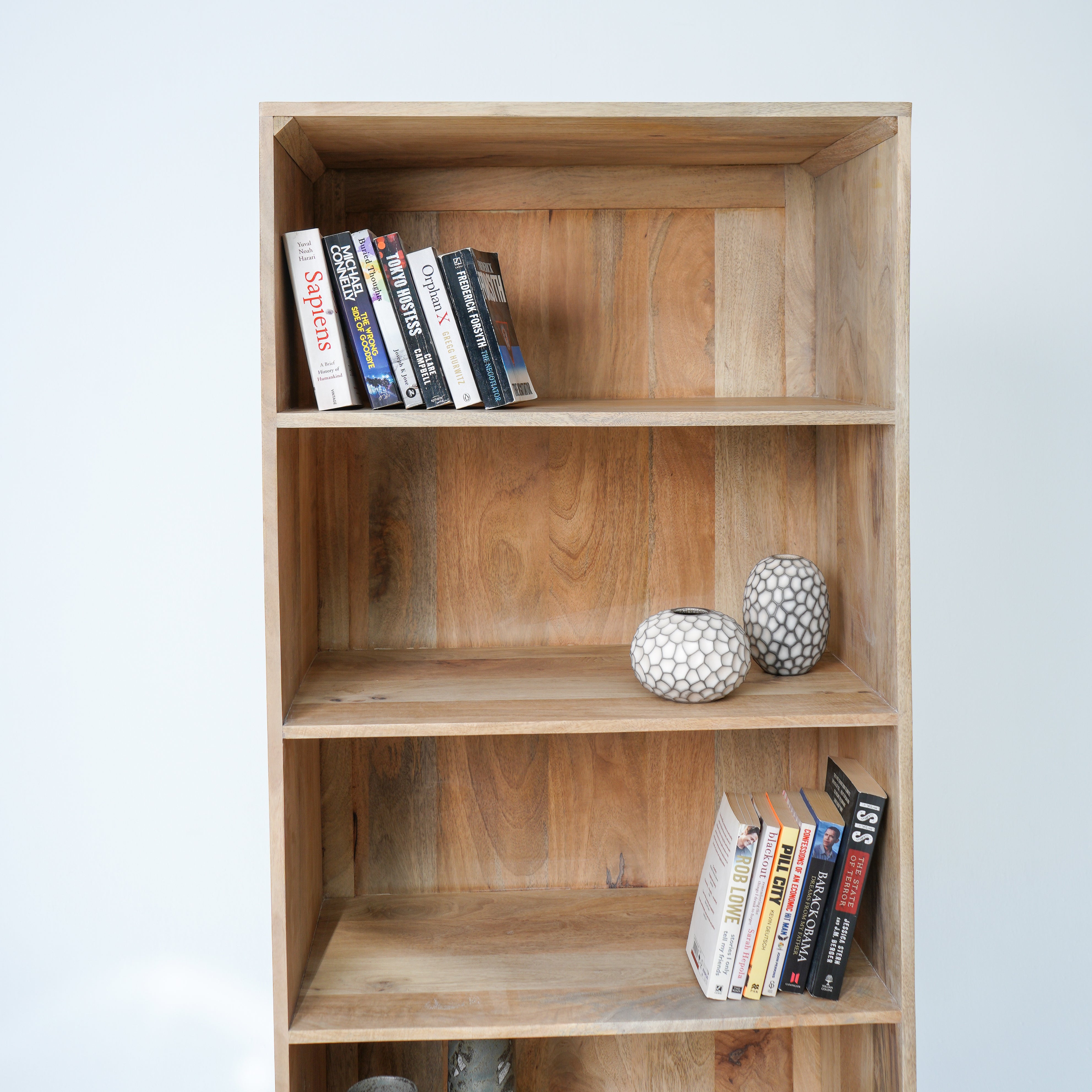 Parisian Cane One-Drawer Bookshelf
