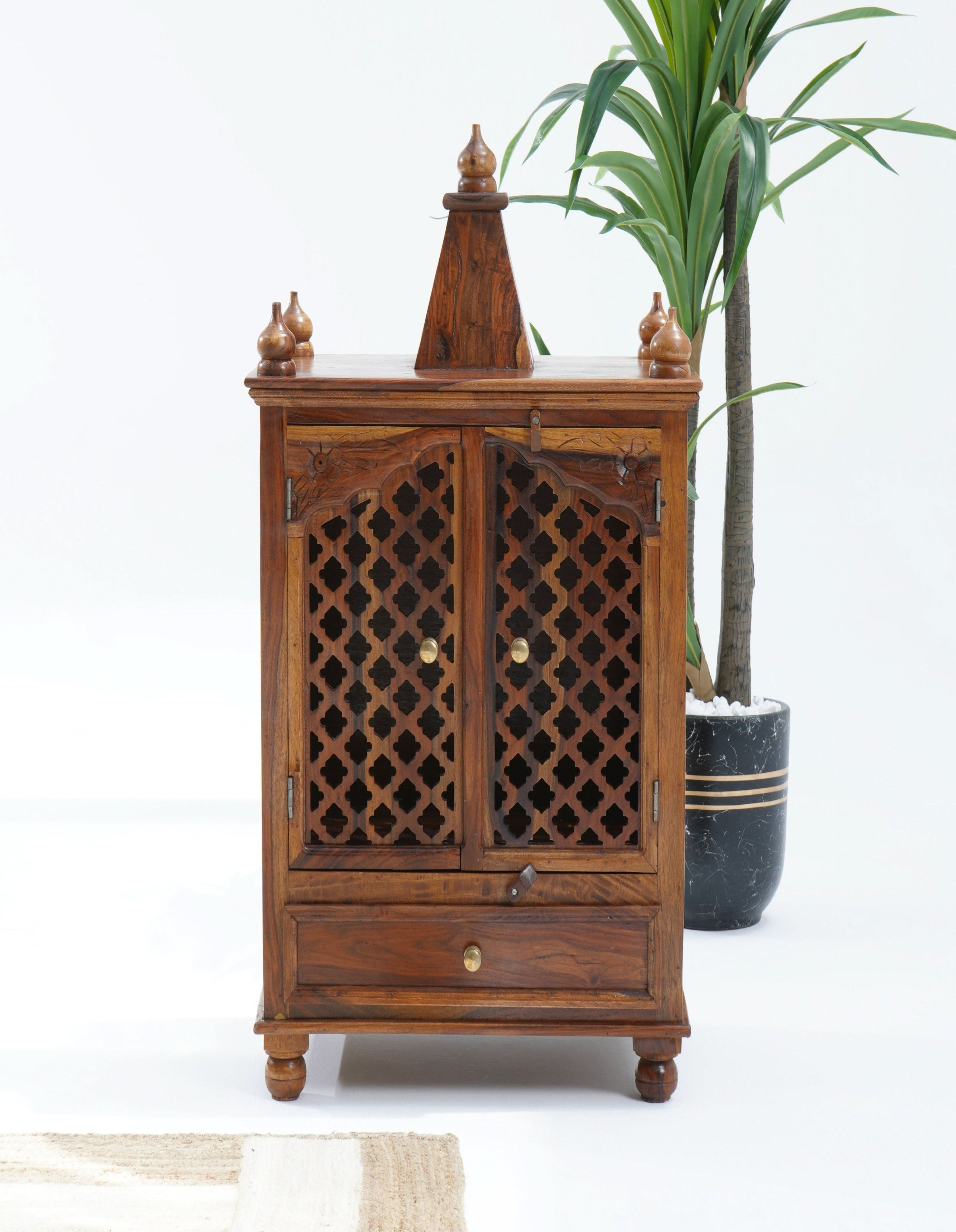 WDN TWO DOOR & ONE DRAWER TEMPLE - Art and craft furniture