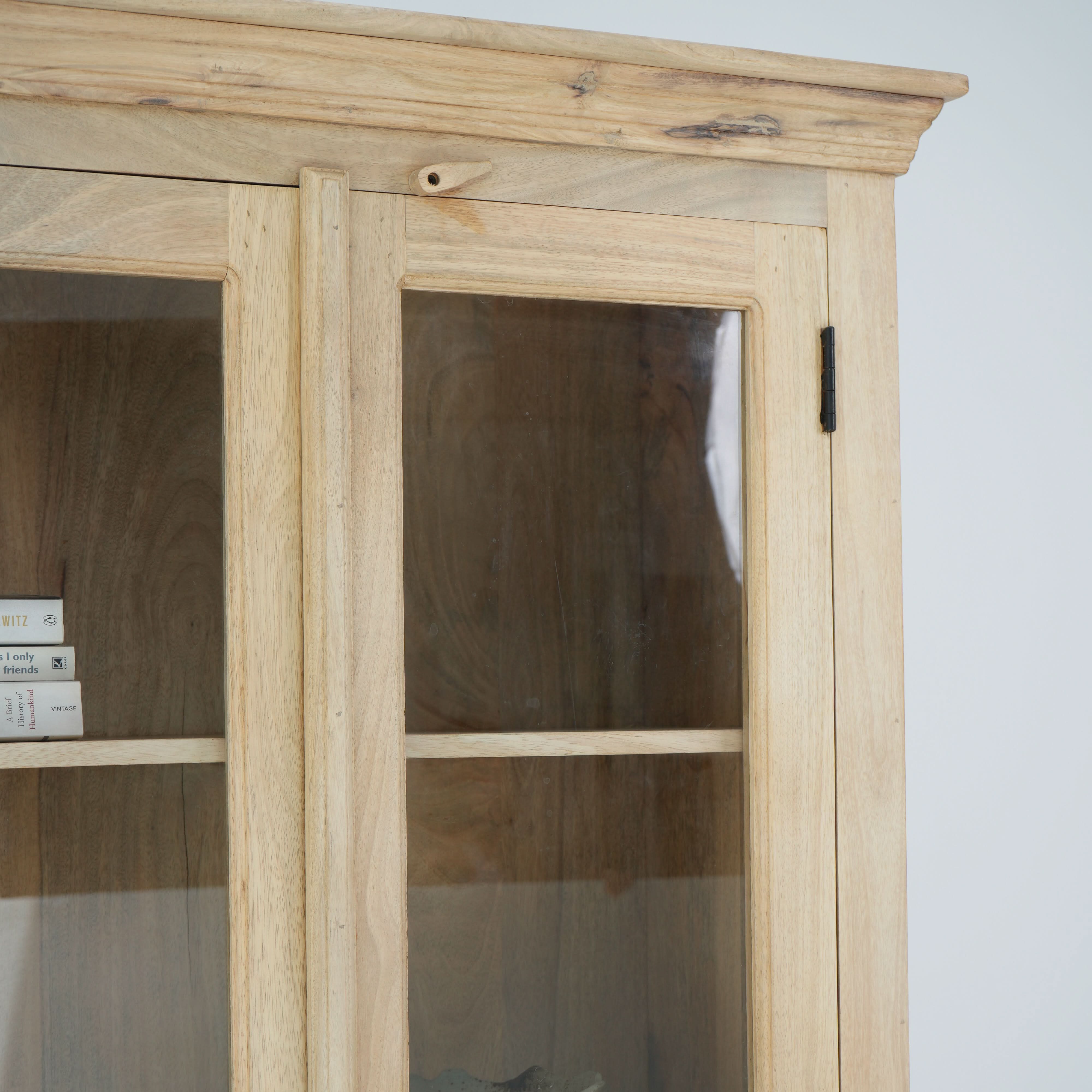 ABUJA ARTISTRY TWO GLASS DOOR CABINET - Art and craft furniture