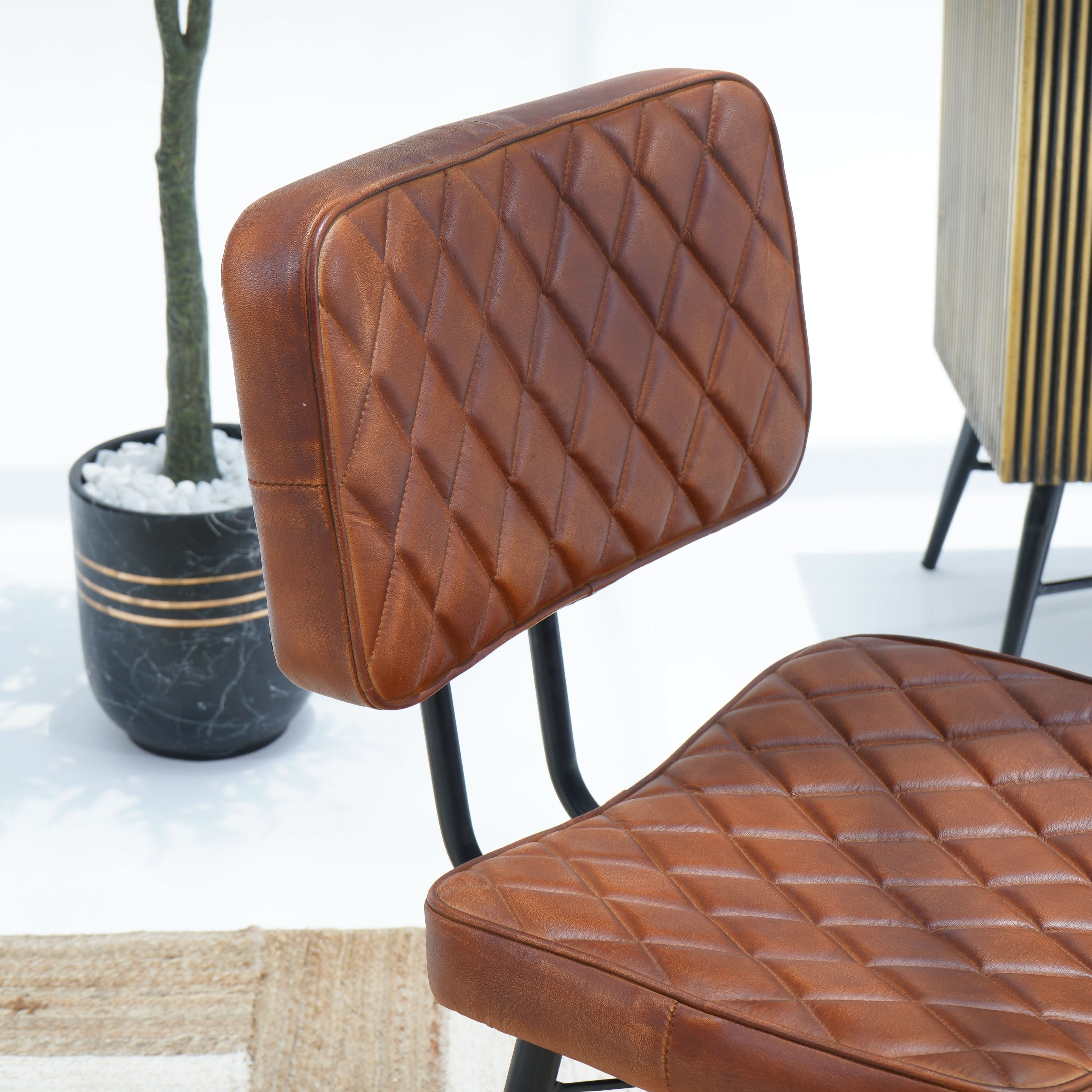 THE SOVEREIGN LEATHER CHAIR - Art and craft furniture