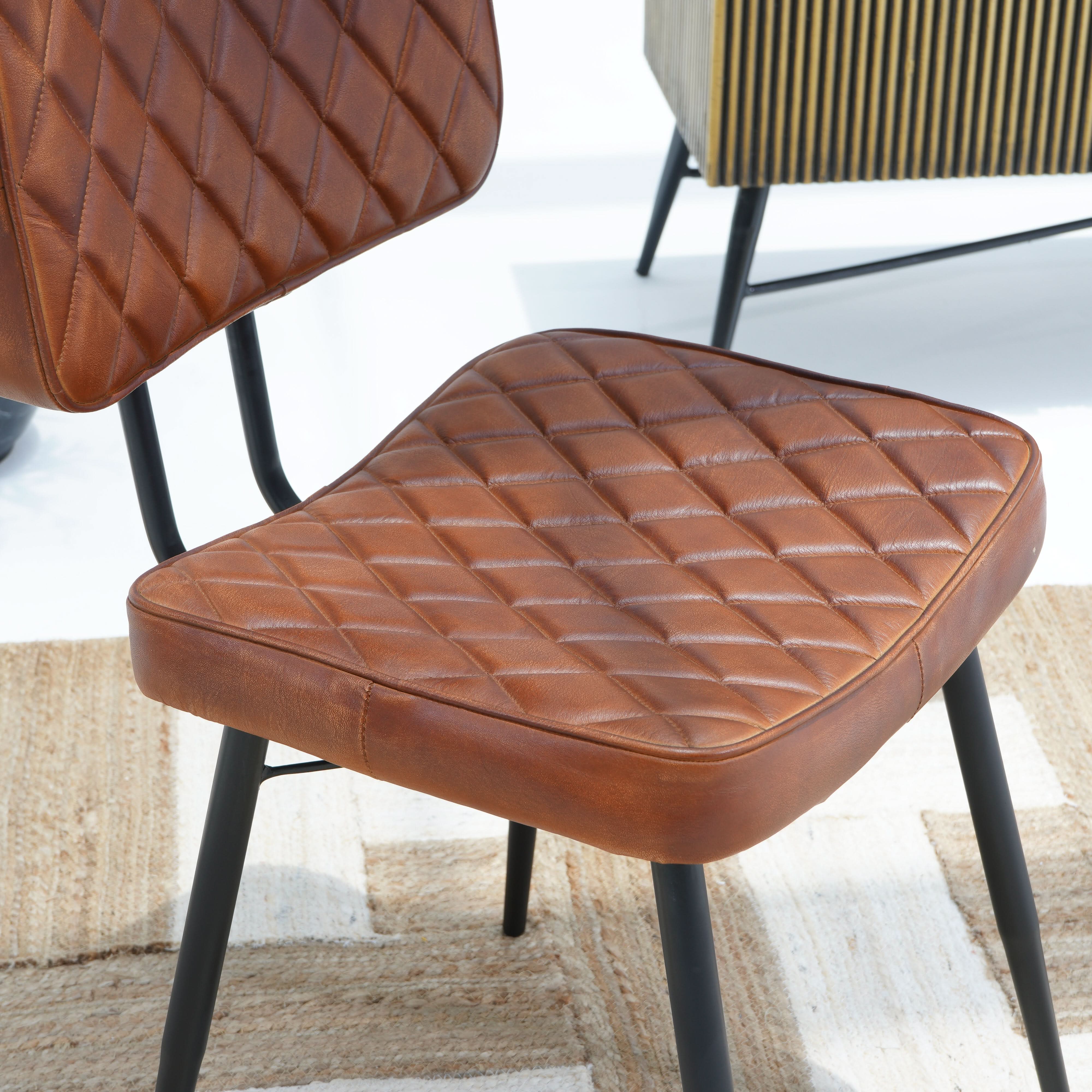 THE SOVEREIGN LEATHER CHAIR - Art and craft furniture