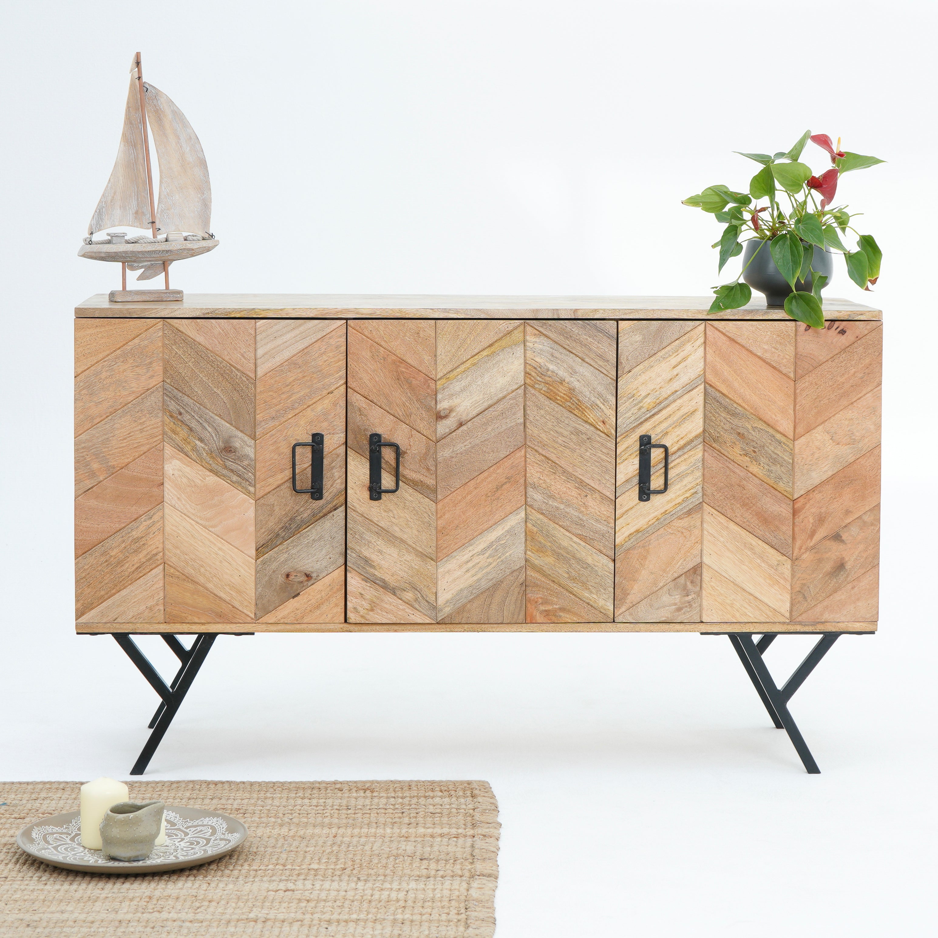 Waverly three drawer sideboard