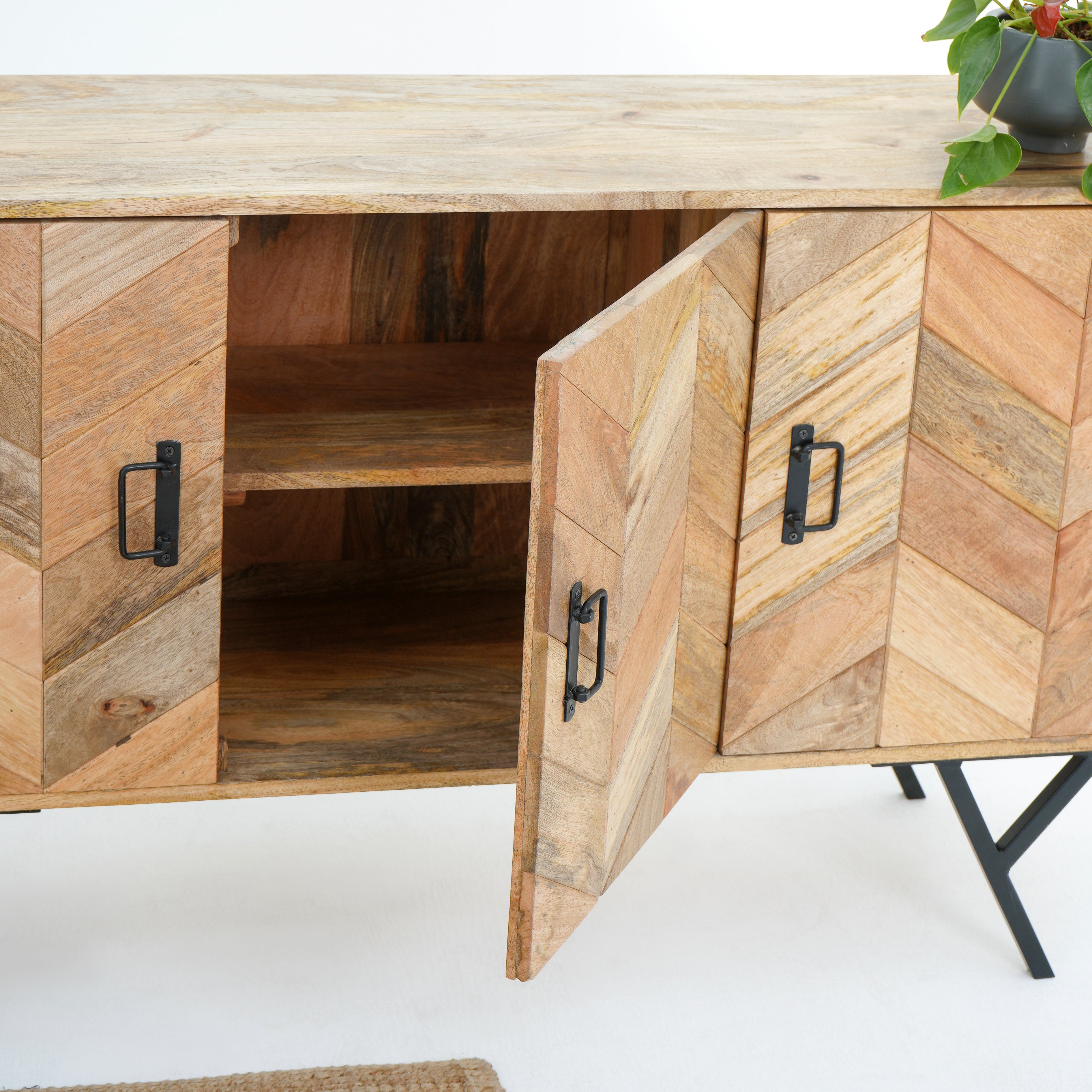 Waverly three drawer sideboard