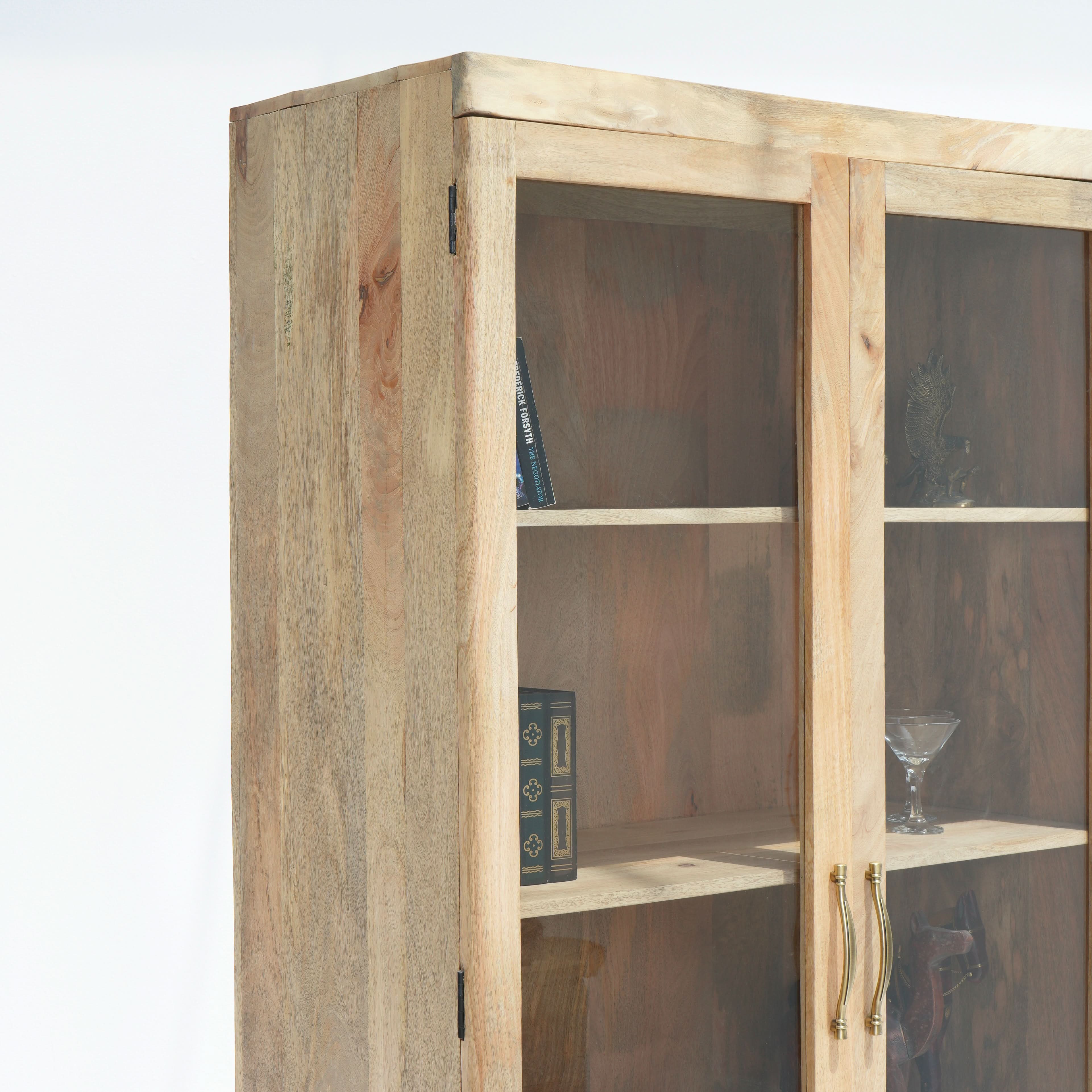 ACCRA ALLURE GLASS DOOR CABINET - Art and craft furniture