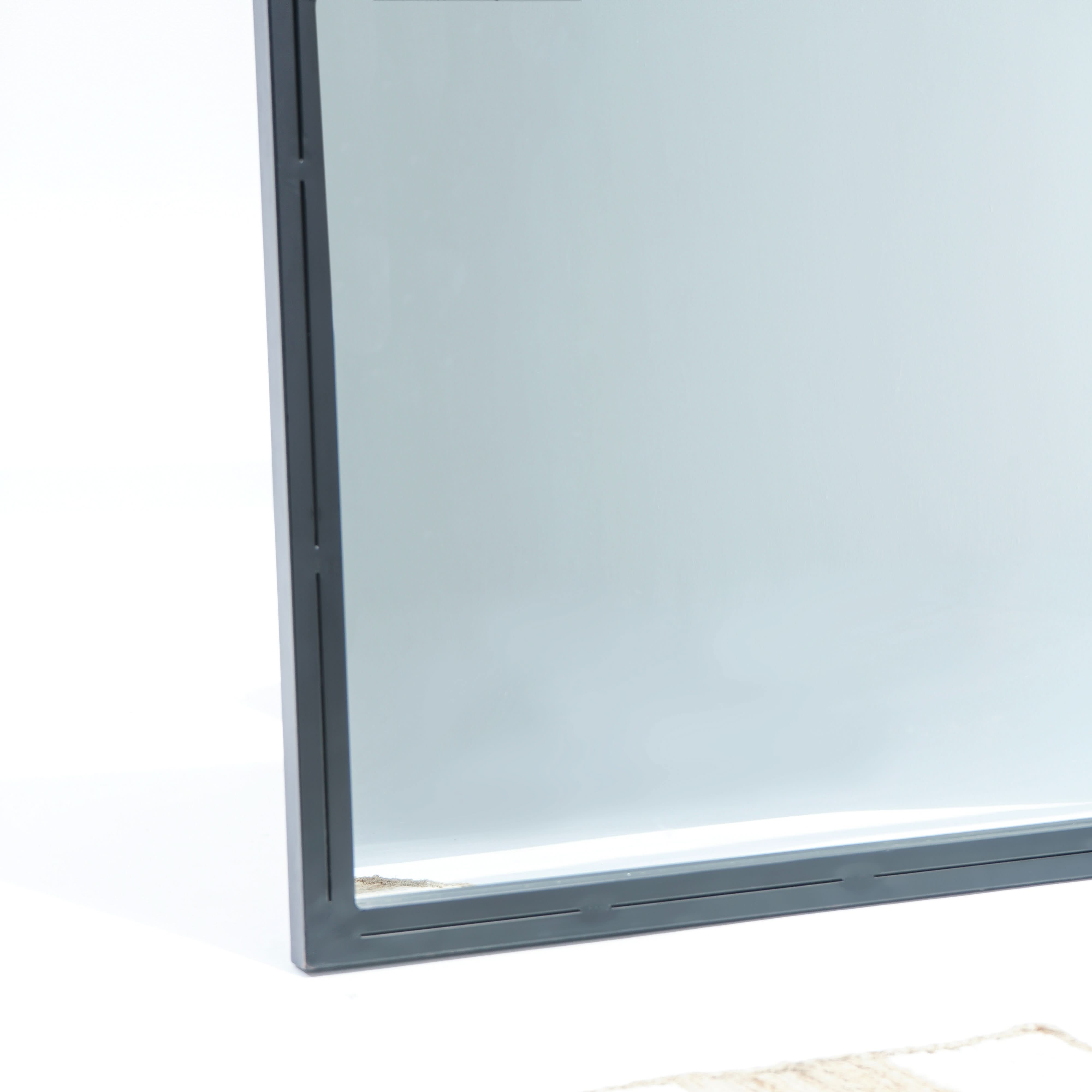 GRANDEUR BLACK METAL MIRROR FRAME - Art and craft furniture