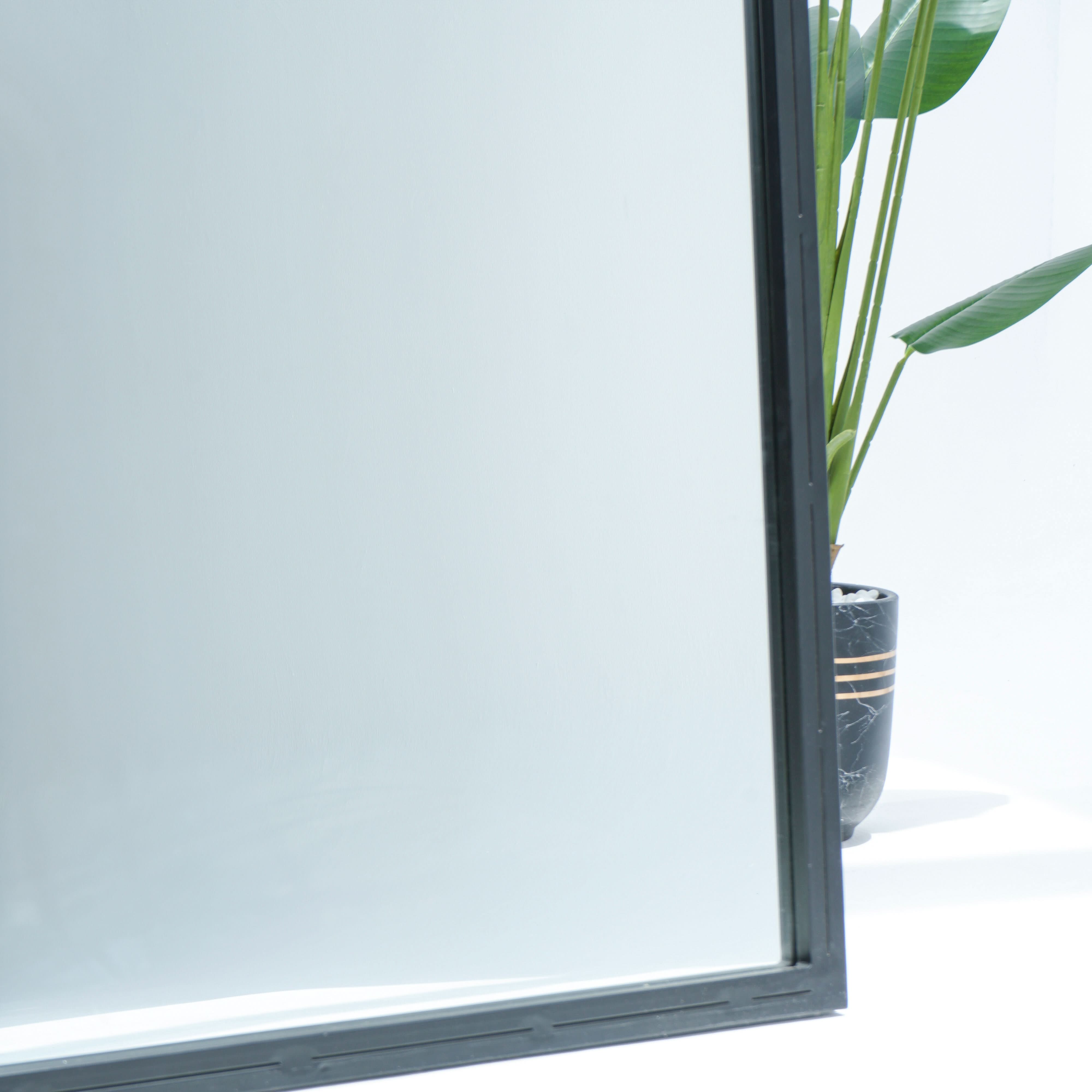 GRANDEUR BLACK METAL MIRROR FRAME - Art and craft furniture