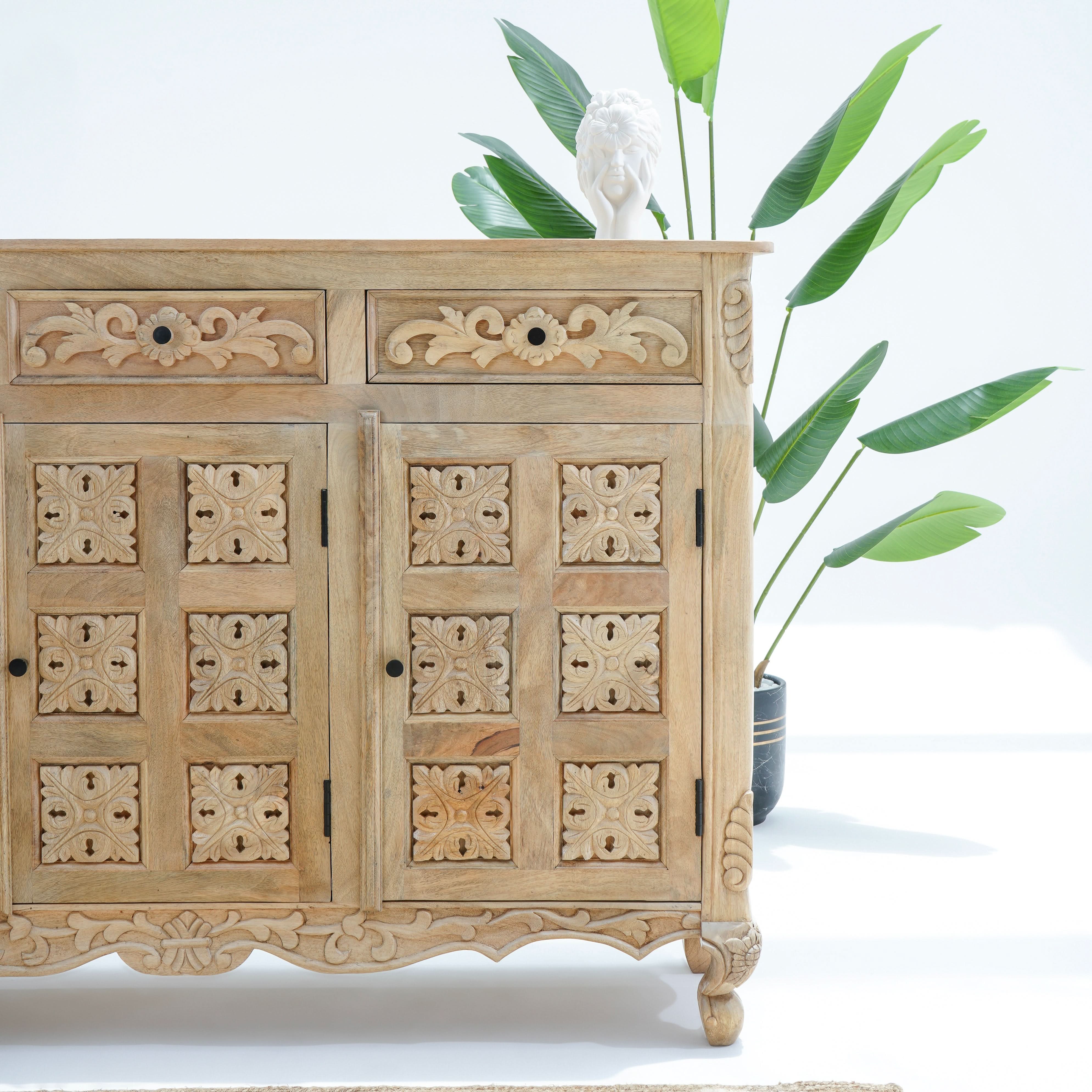 ALICE THREE DOOR THREE DRAWER SIDEBOARD - Art and craft furniture