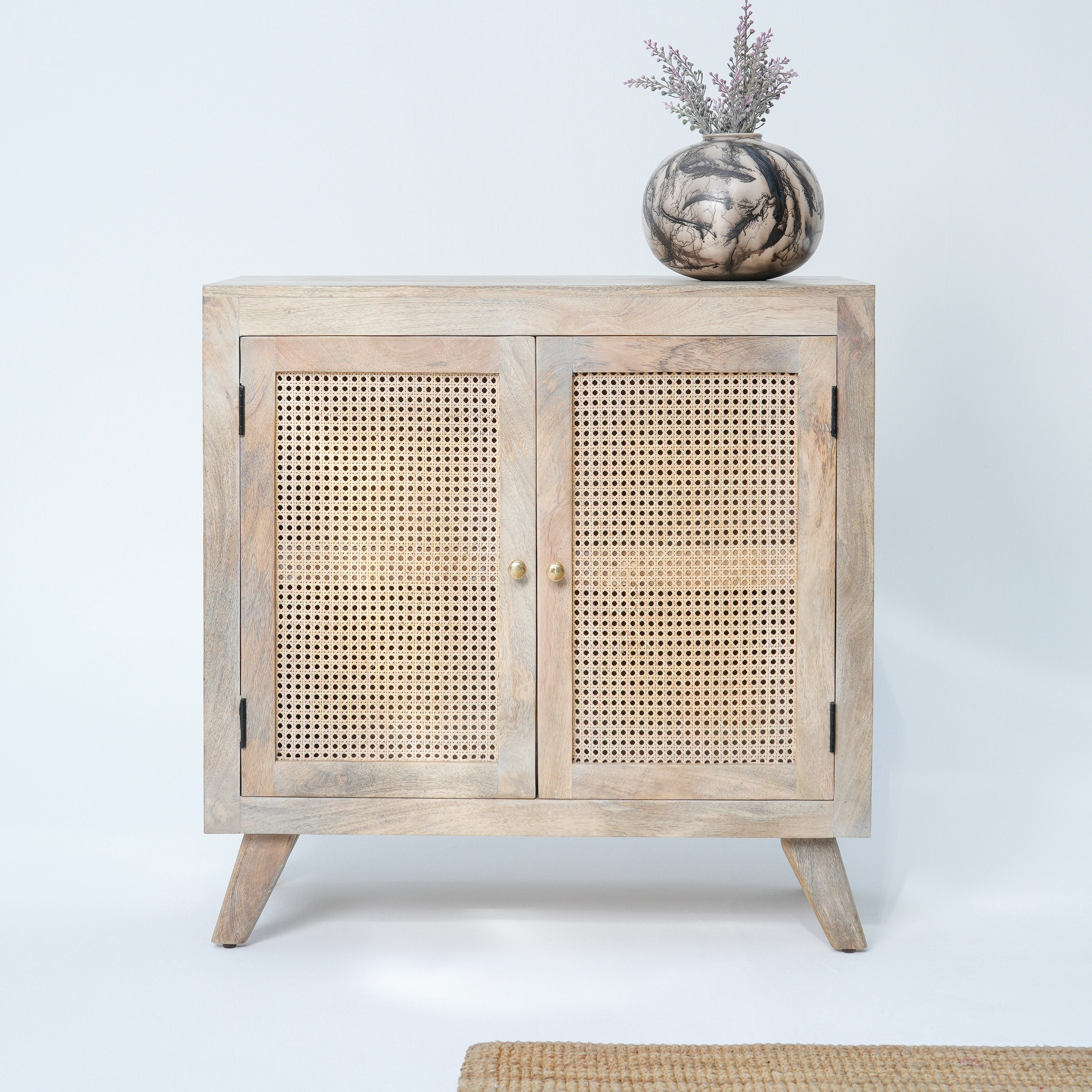 Mango Fusion two door cane side board