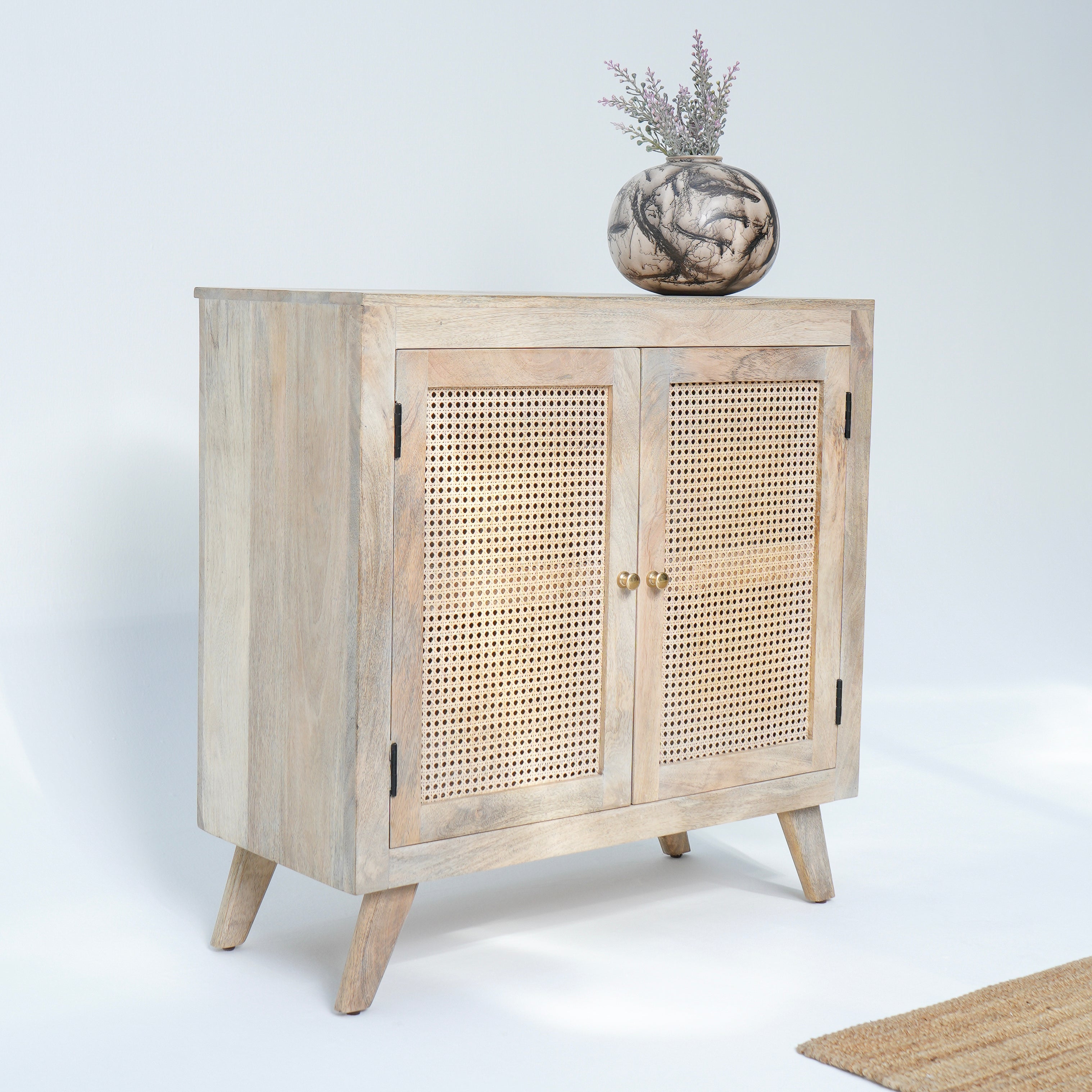 Mango Fusion two door cane side board