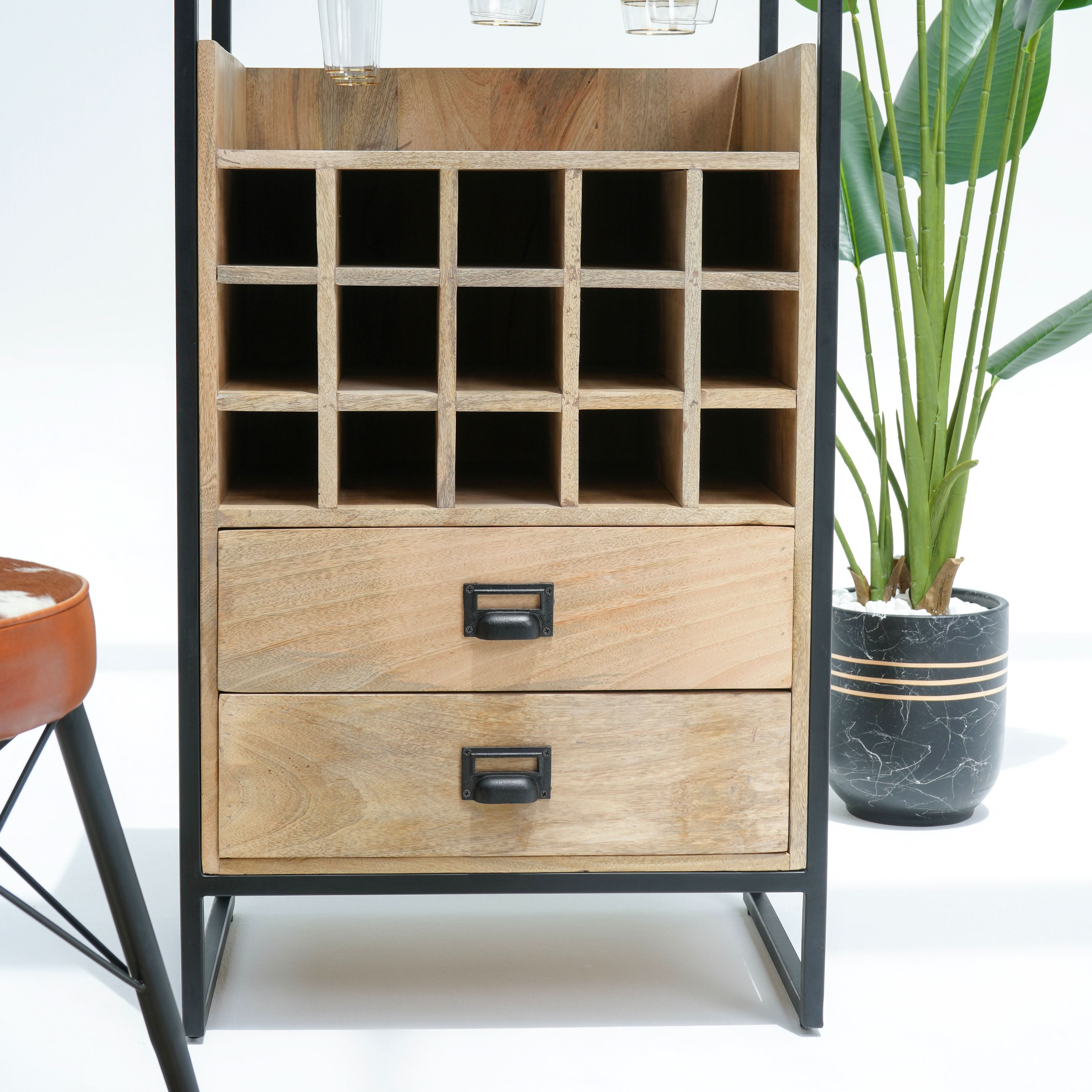 Rustic Refined Single Bar Counter - Art and craft furniture