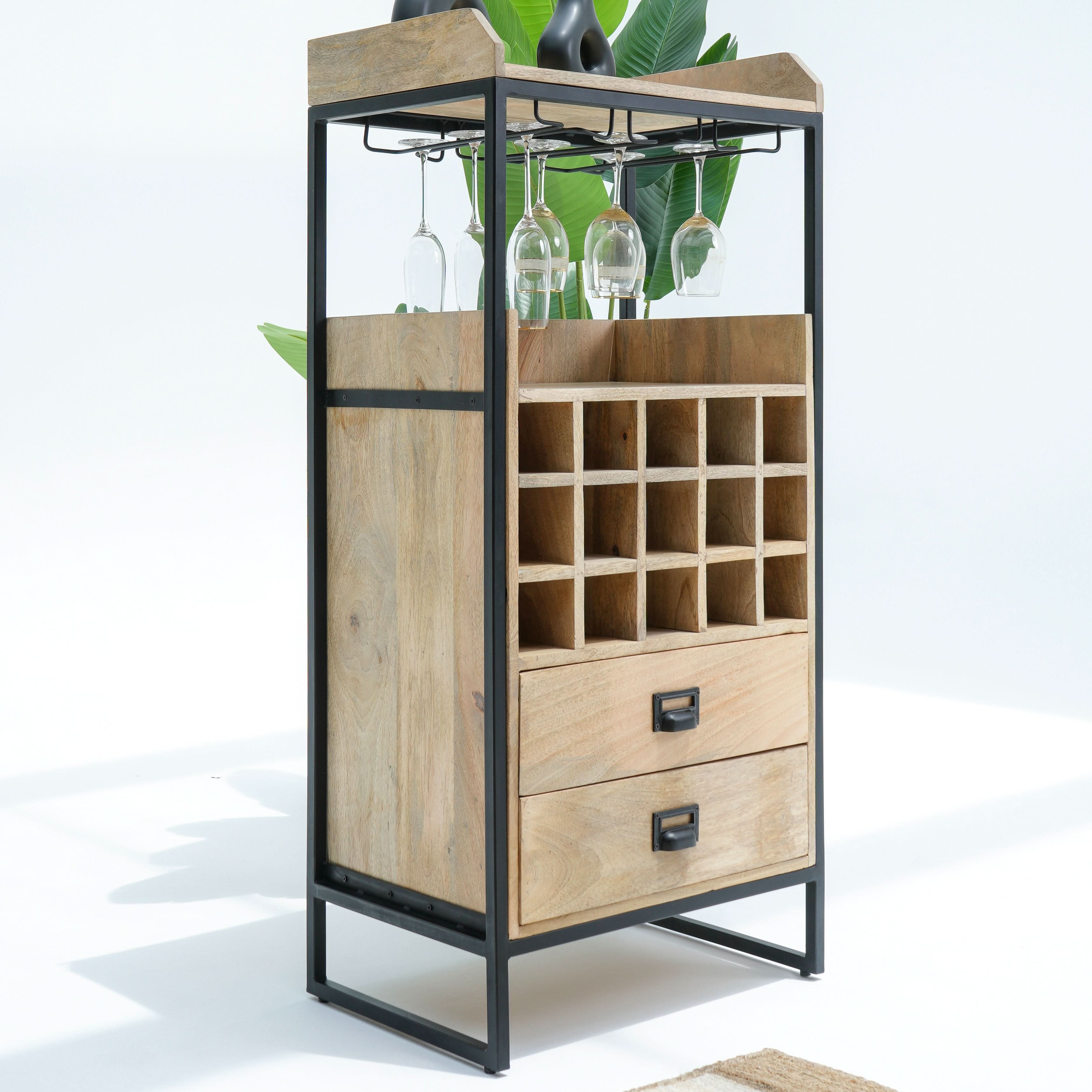 Rustic Refined Single Bar Counter - Art and craft furniture