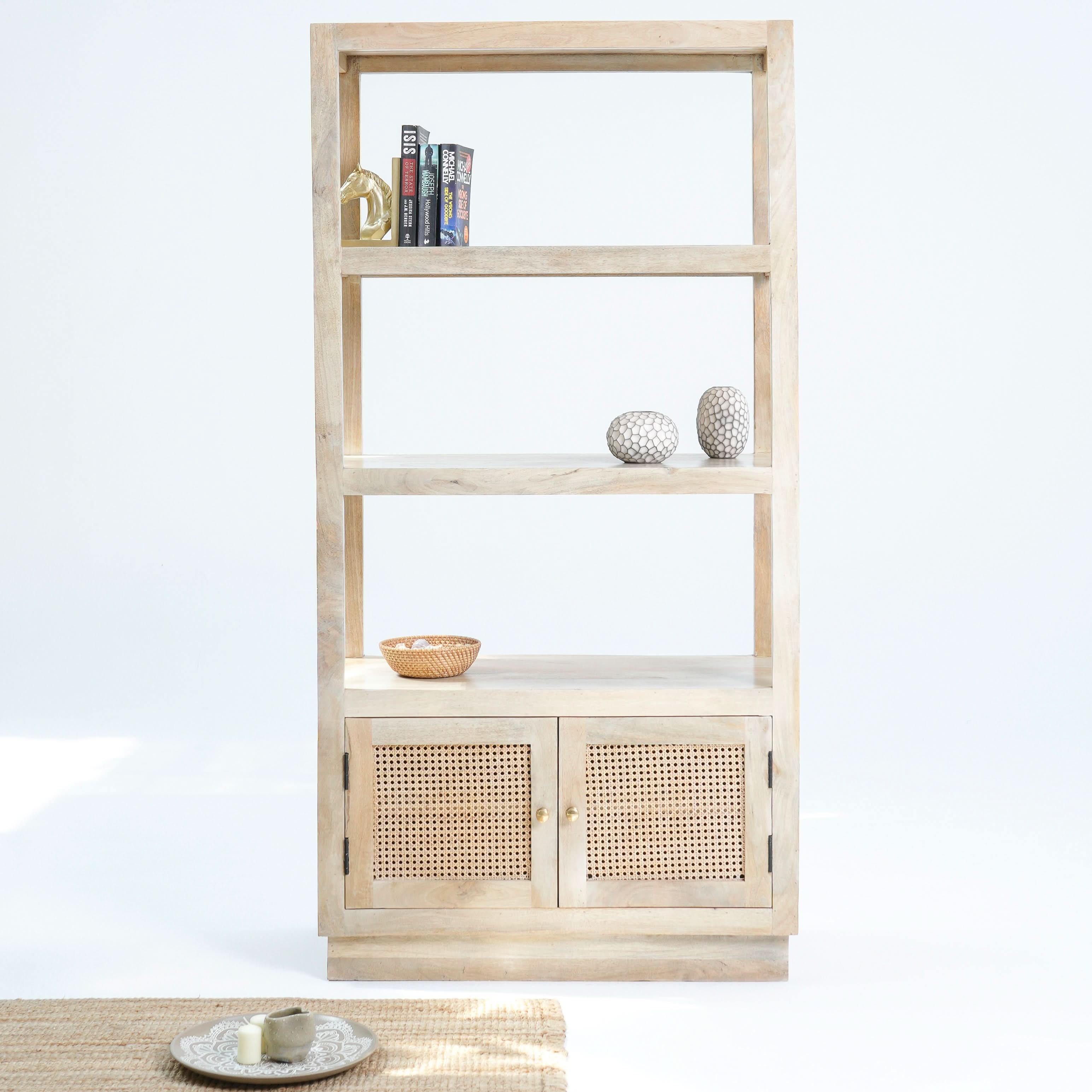 CANOVIA CANE FTD TWO DOOR BOOKSHELF - Art and craft furniture